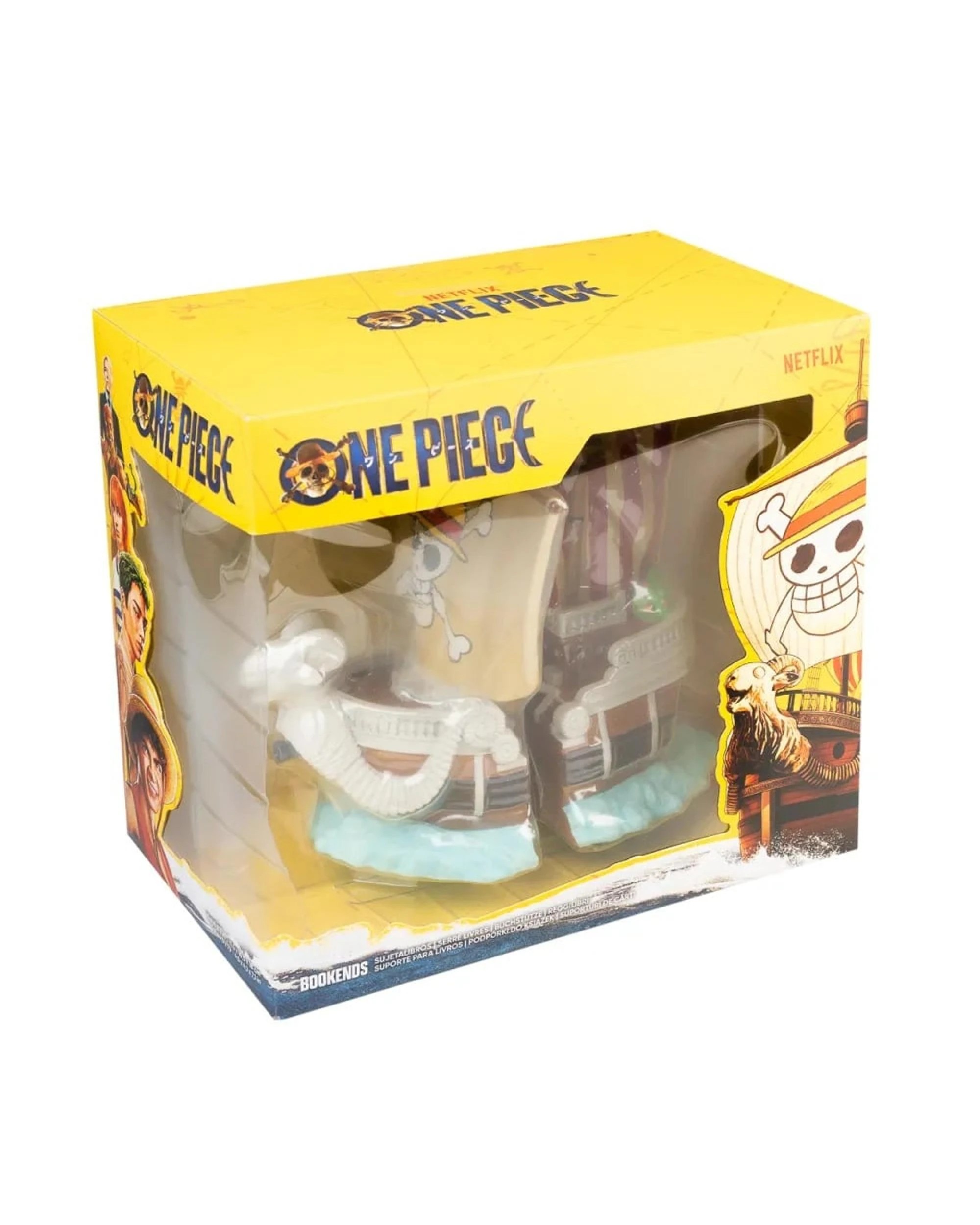 4 One Piece Going Merry Bookends, 4 of 4