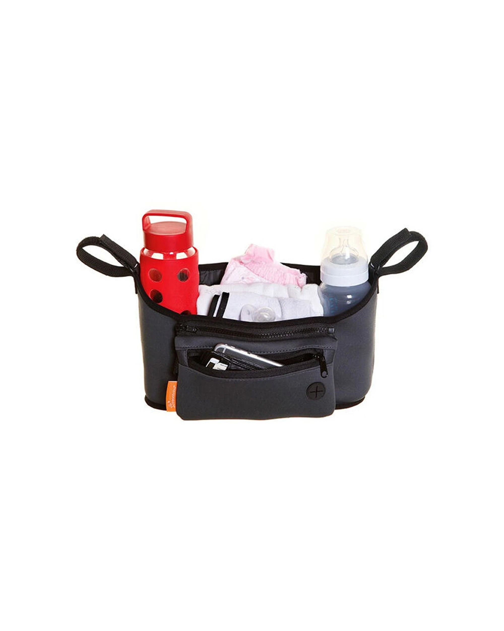 1 Dreambaby Strollerbuddy Ezy-Reach Organiser Stroller Bag - Grey, 1 of 2