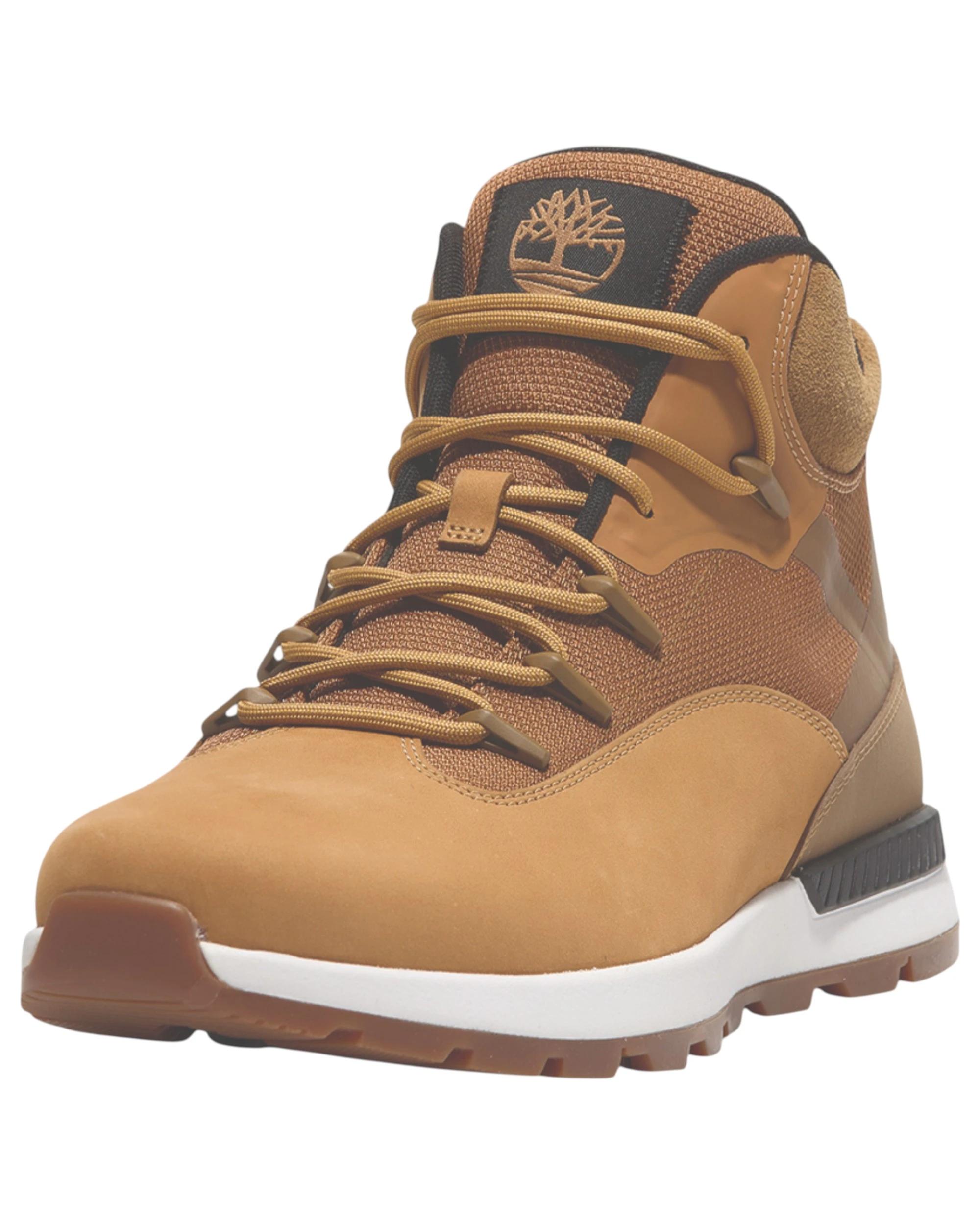 8 Timberland Mens Sprint Trekker Mid Lace-Up Sneakers Brown Shoes BROWN, 8 of 8