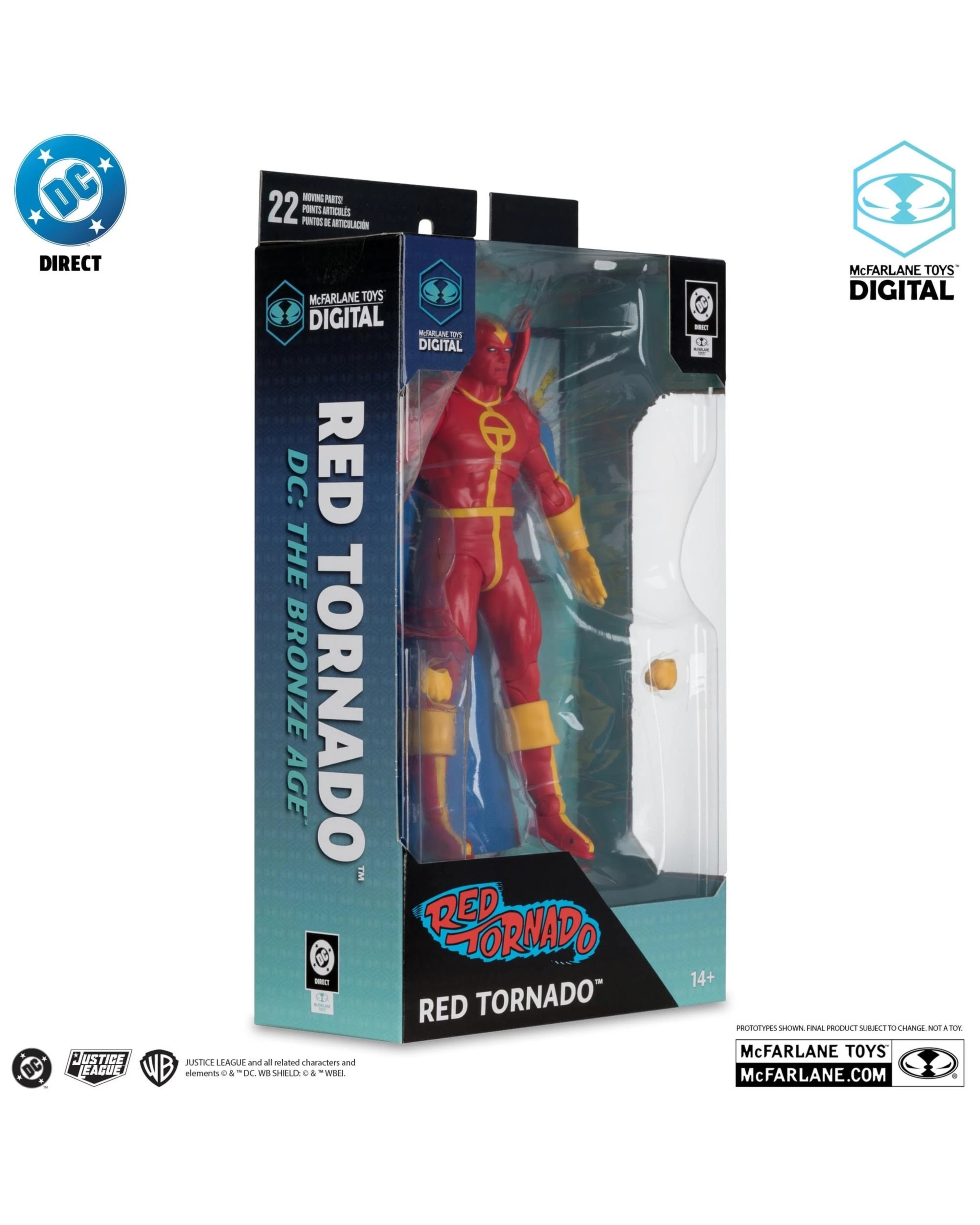 8 McFarlane Digital DC Direct DC The Bronze Age Red Tornado 7 inch Action Figure, 8 of 9