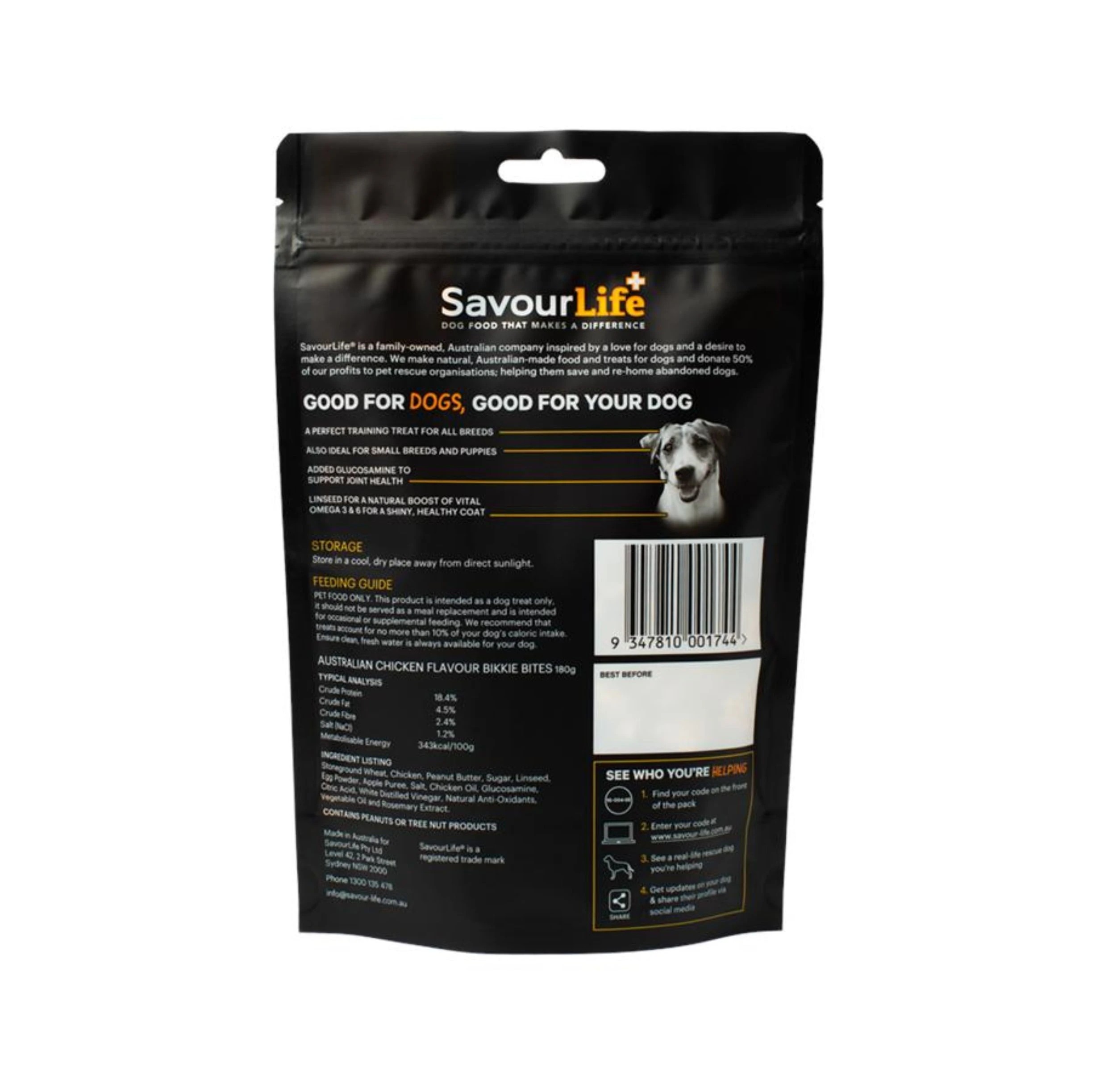 2 Savourlife Chicken Flavour Bikkie Bites 180g, 2 of 2