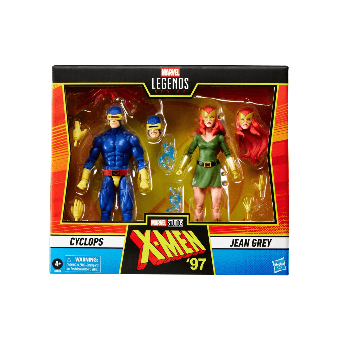 1 Hasbro Marvel Legends Series X-Men '97 Cyclops and Jean Grey 2 Pack Action Figures, 1 of 10