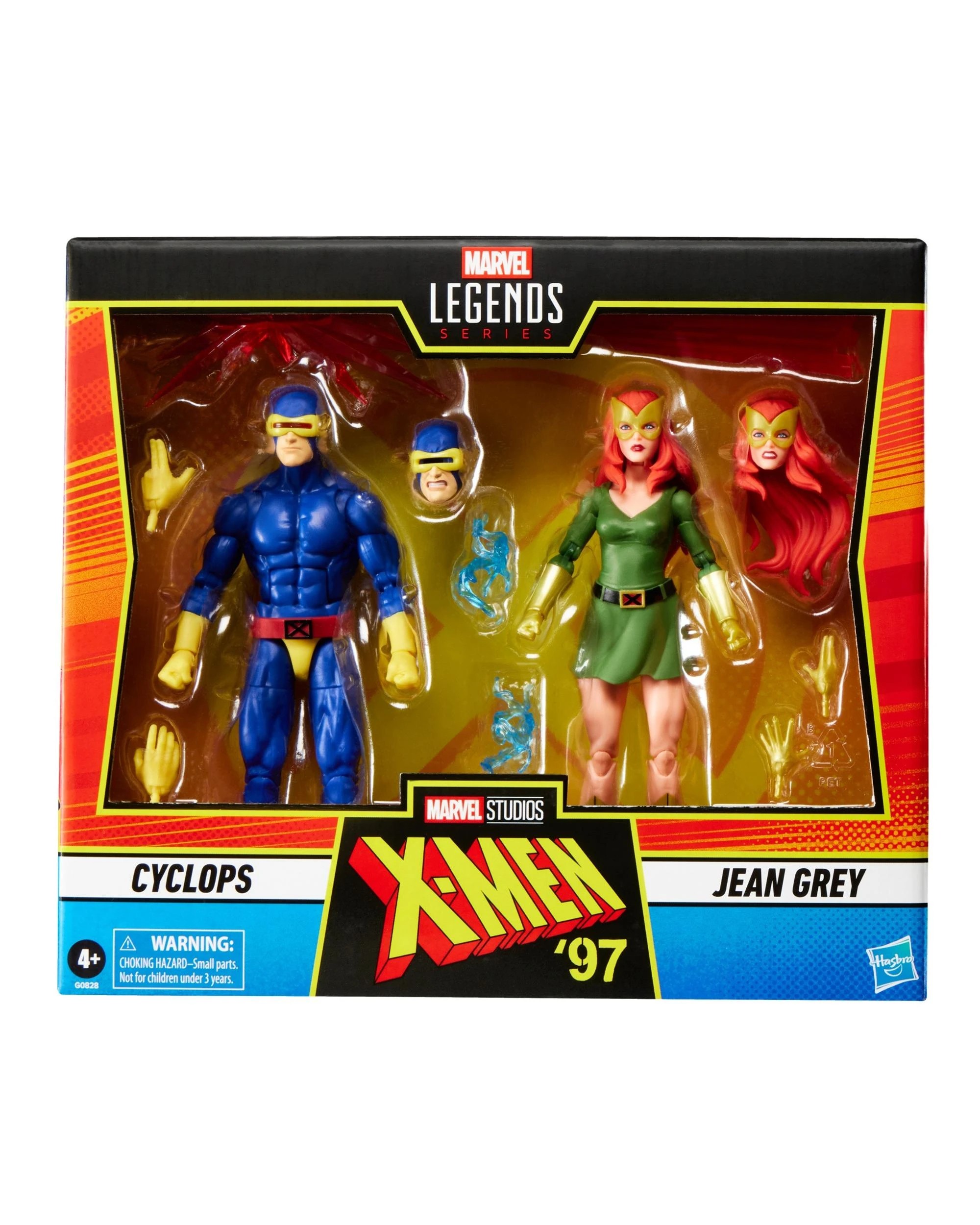 1 Hasbro Marvel Legends Series X-Men '97 Cyclops and Jean Grey 2 Pack Action Figures, 1 of 10