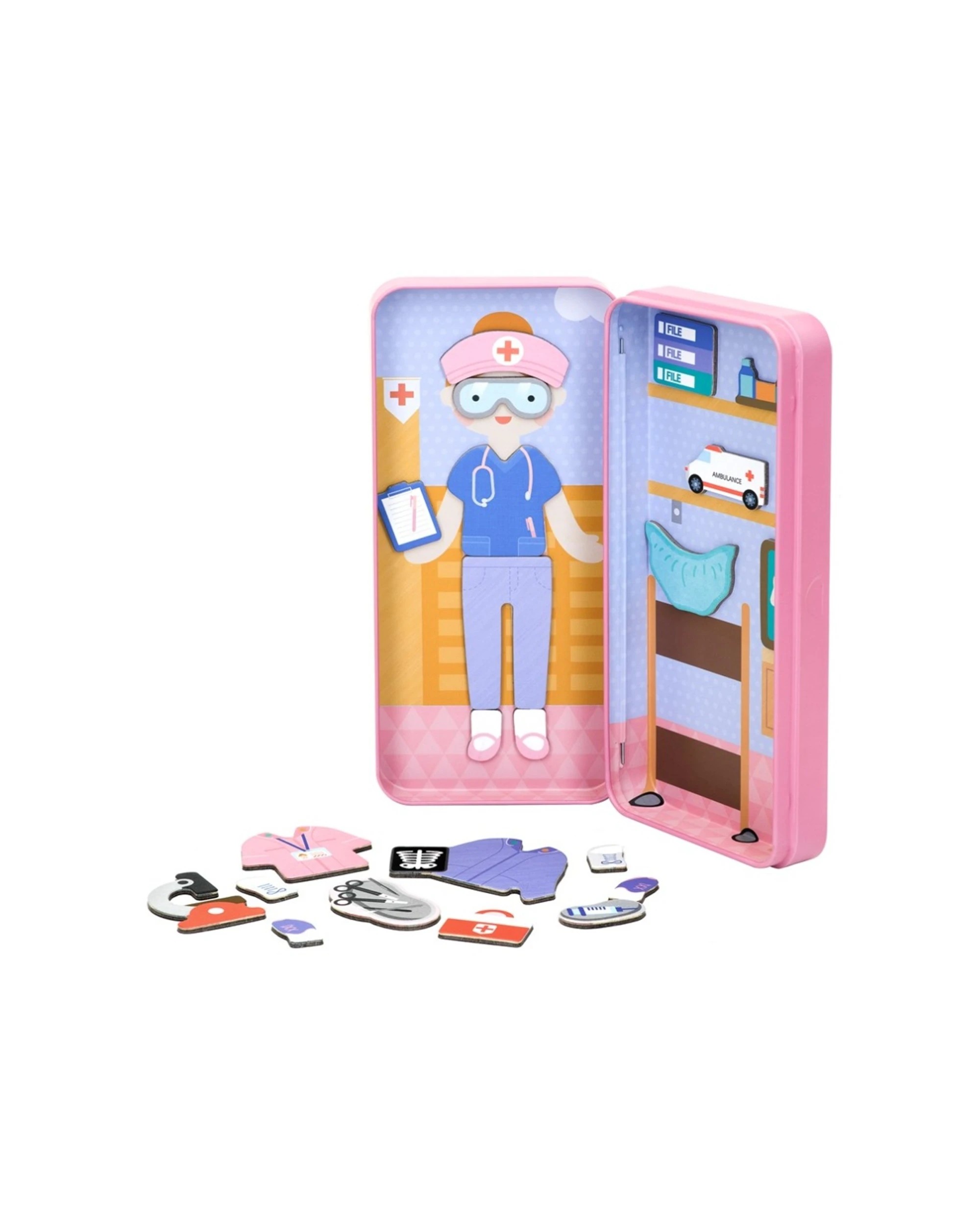 2 Mieredu Magnetic Puzzle Box Health Professional Kids Pretend Toy, 2 of 3