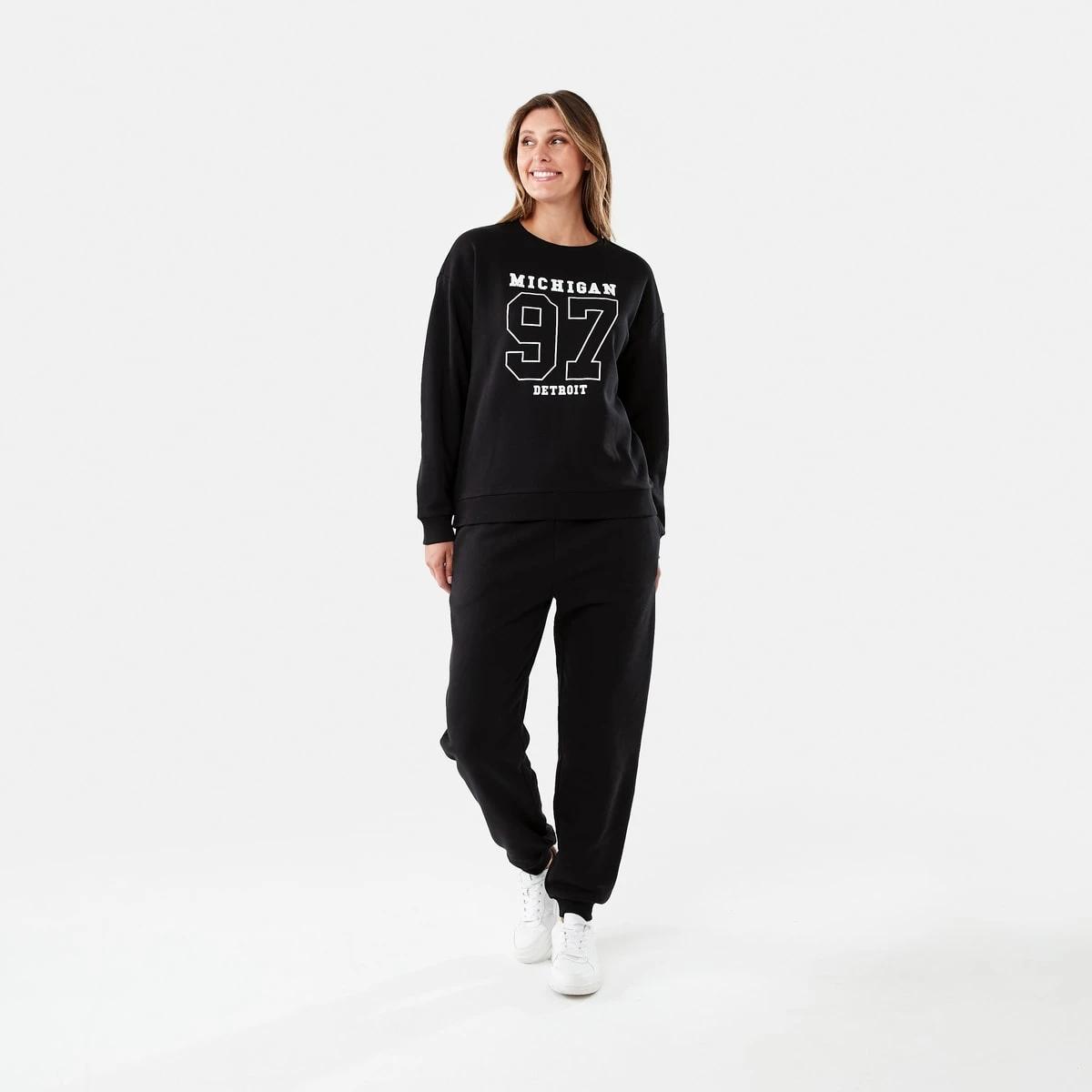 6 Long Sleeve Print Sweatshirt 97 Michgn, 6 of 6