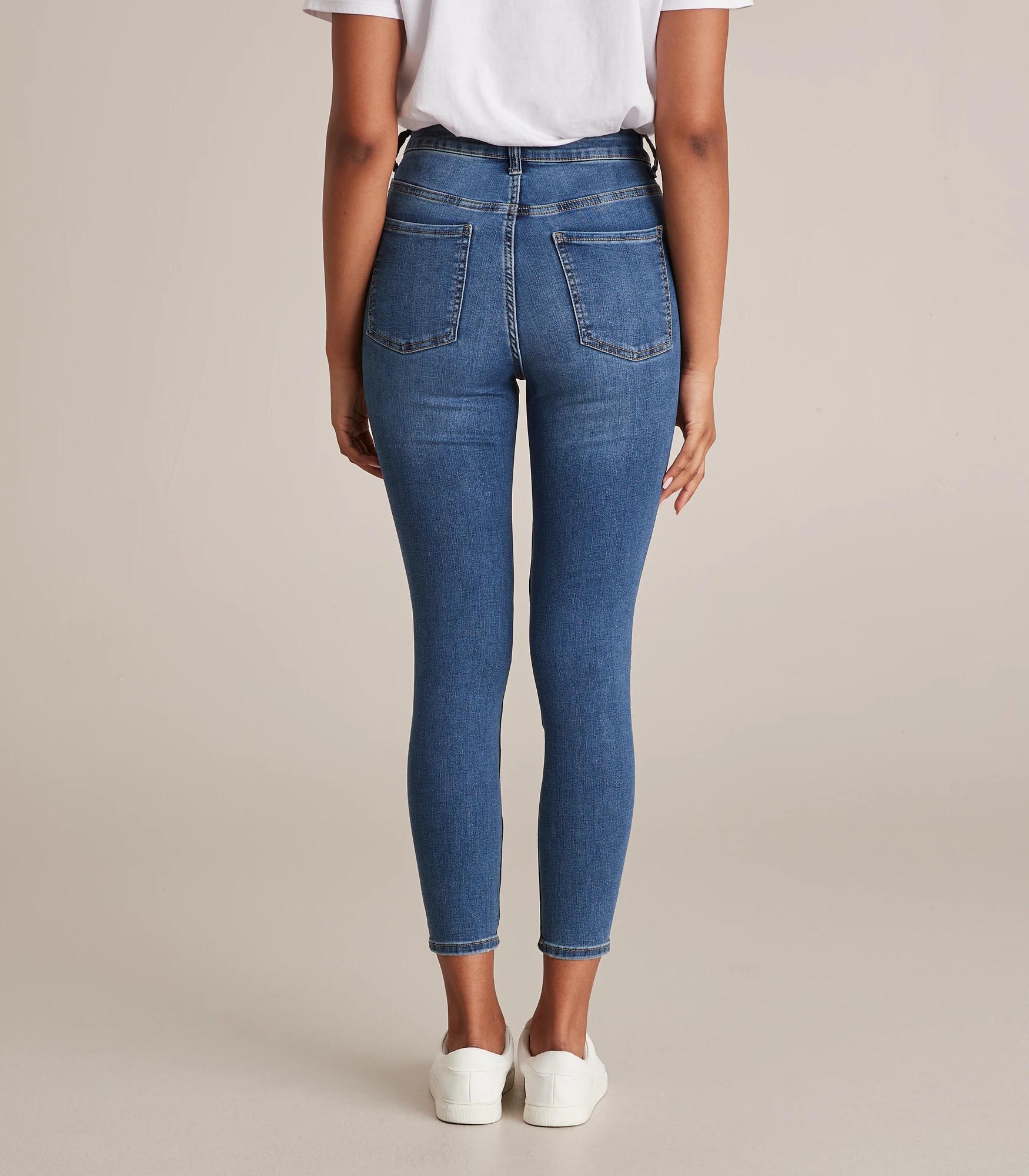 9 Target Sophie Skinny High Rise Crop Length Denim Jeans MID WASH, 9 of 10