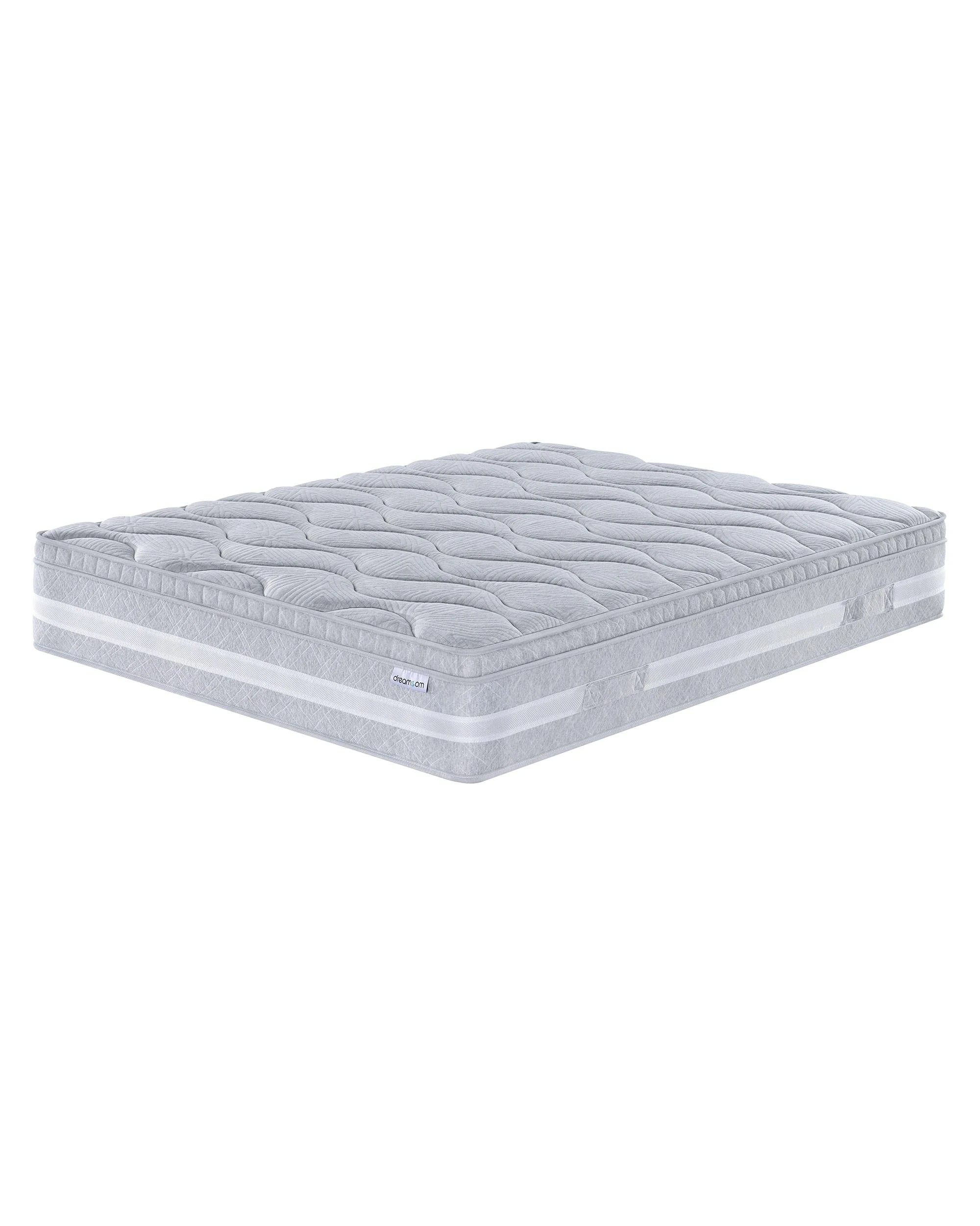1 Kodu Luxury Eurotop Pocket Spring Mattress King - King Bed - Grey, 1 of 9