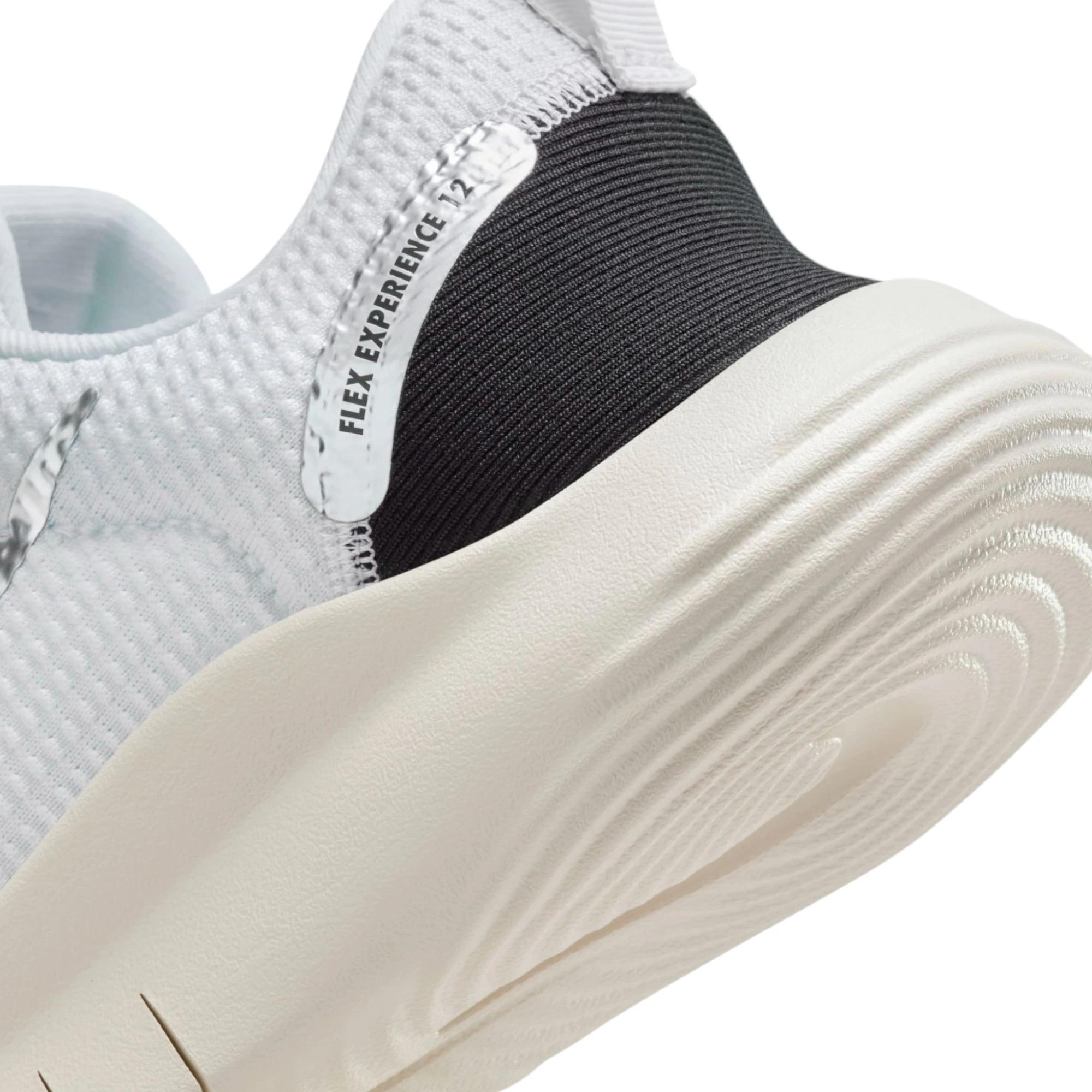 8 Nike Womens Flex Experience Run 12 White/ Silver Athletic Running Shoes WHITE/SILVER, 8 of 8