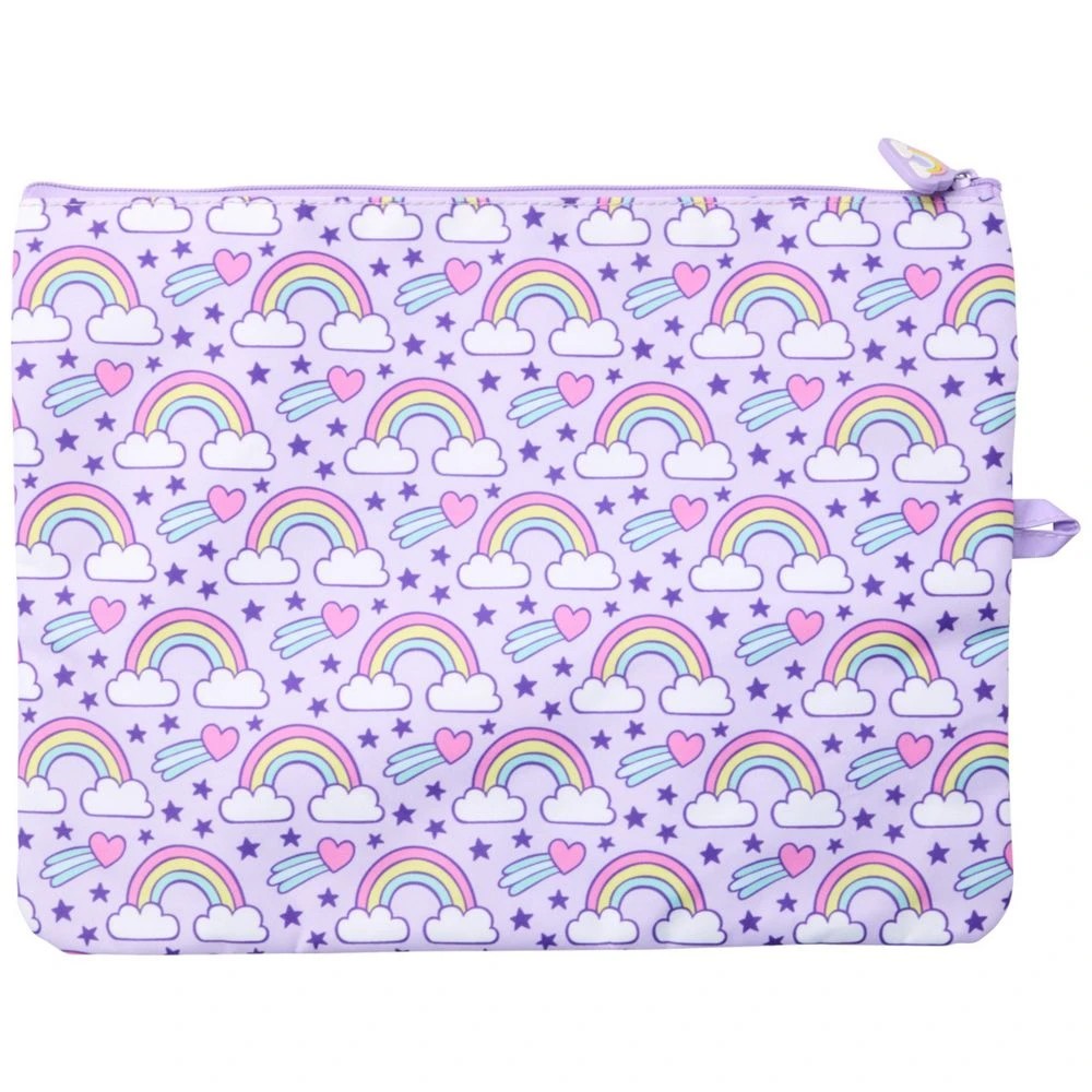 3 Studymate Large Twin Zip Pencil Case Unicorn, 3 of 4