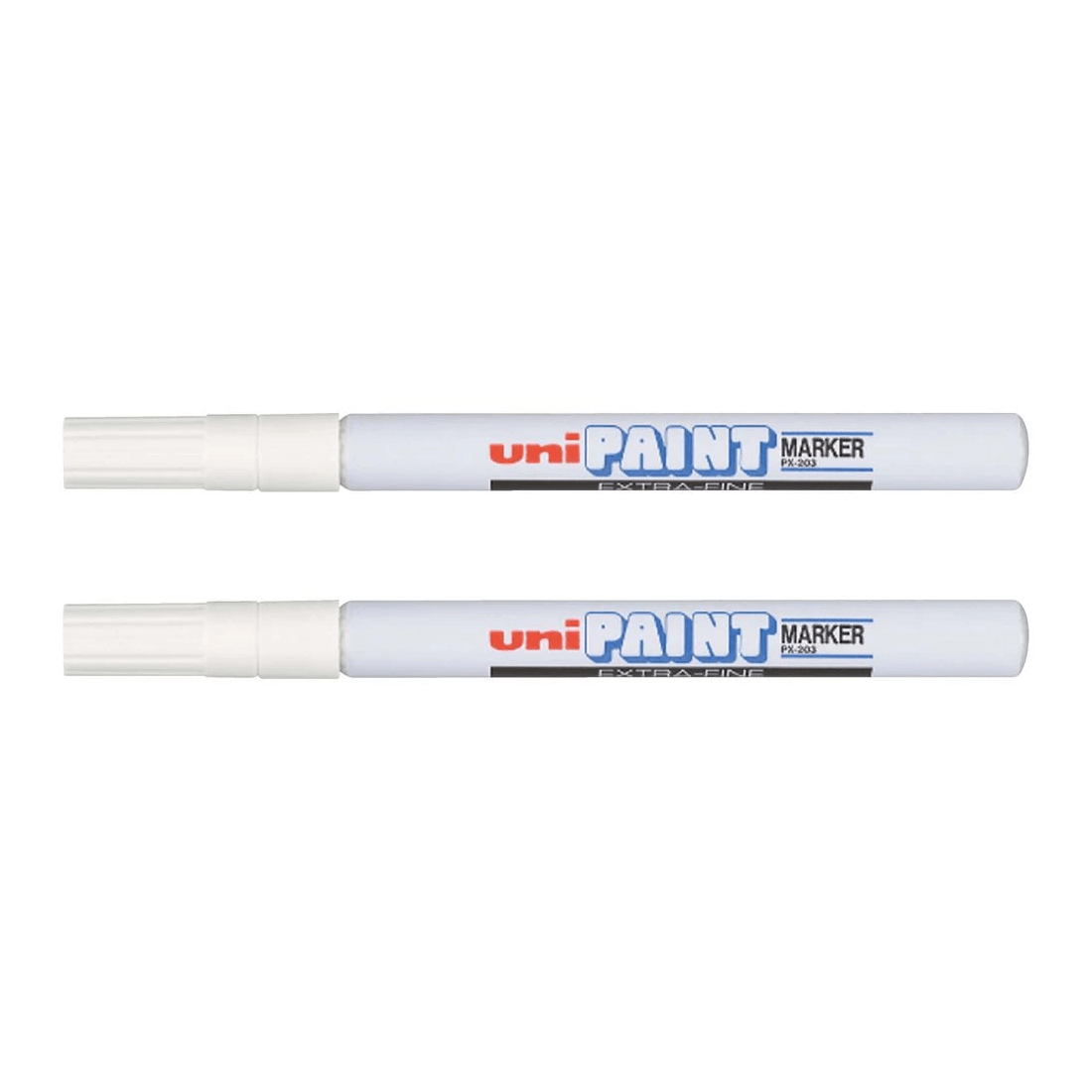 2 Uni PX-203 Paint Marker White 2 Pack, 2 of 2