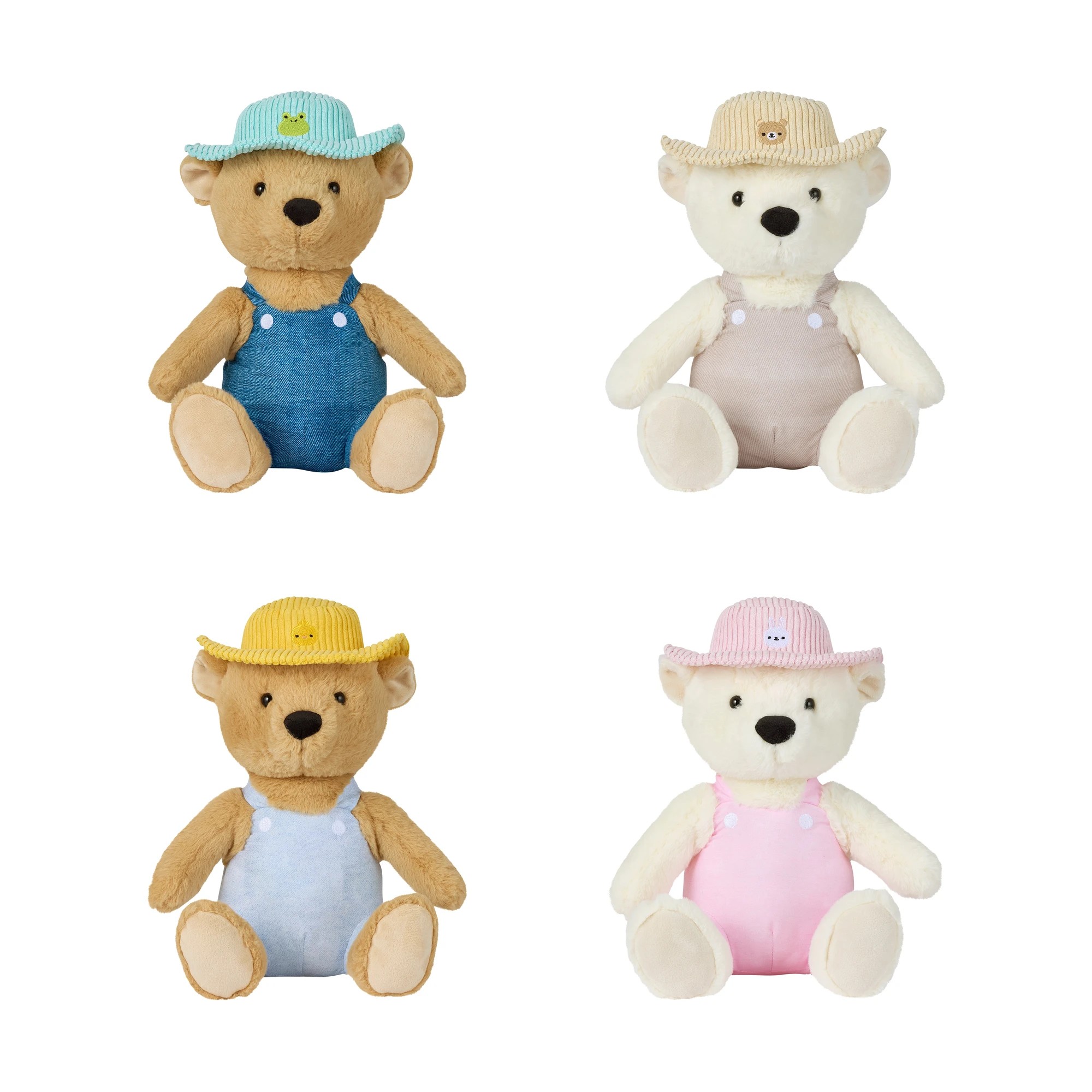 2 Bucket Hat Bear Plush - Assorted, 2 of 6
