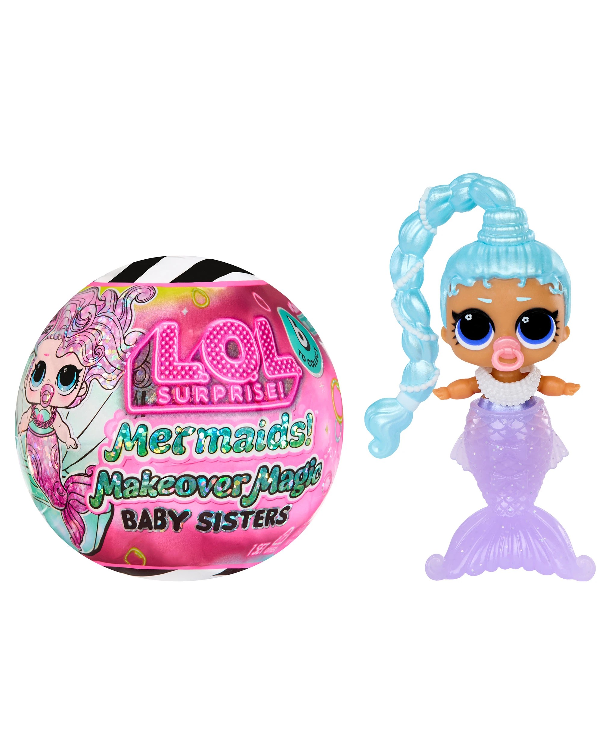 1 L.O.L. Surprise! Mermaids! Makeover Magic Baby Sisters - Assorted, 1 of 6