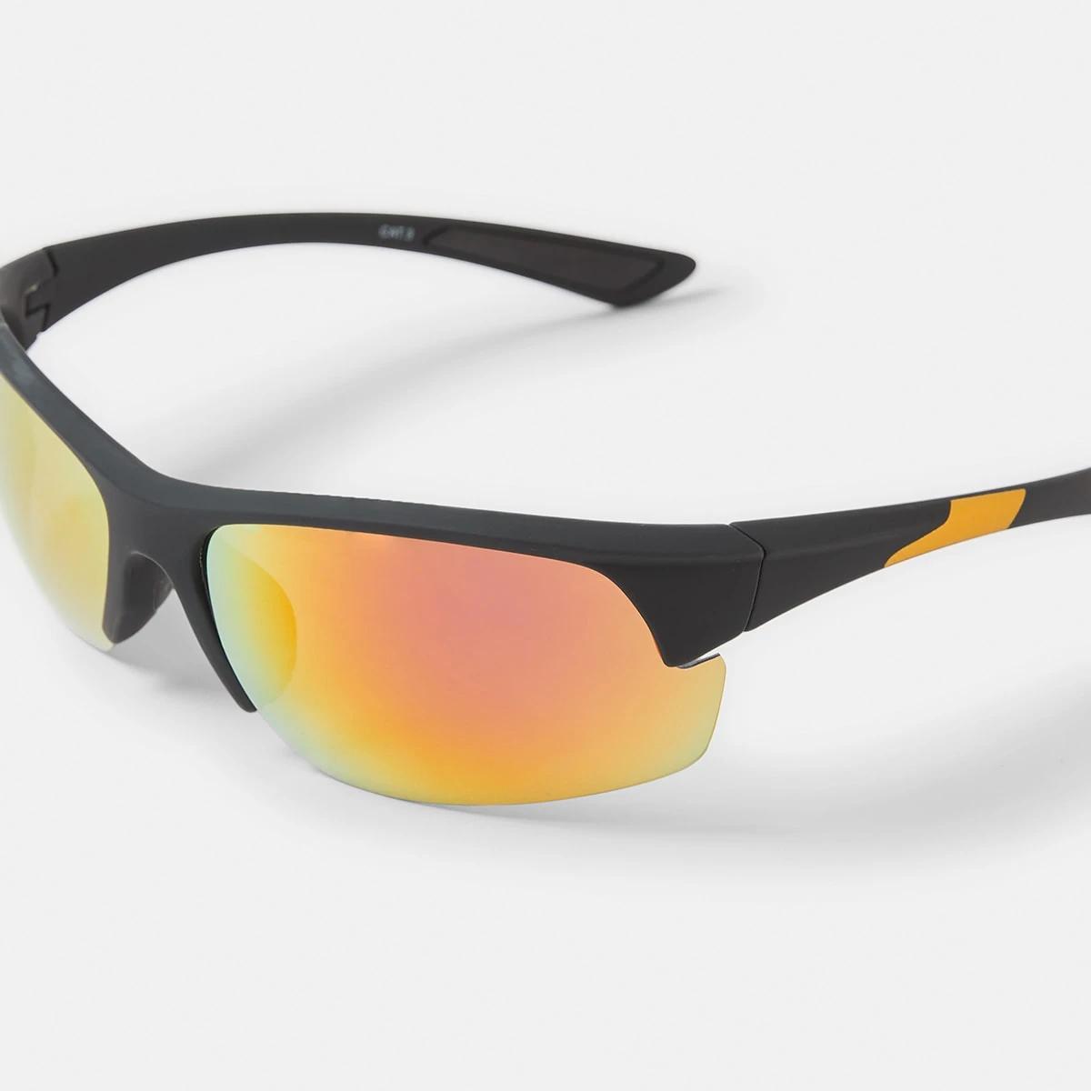 4 Sport Rimless Wrap Sunglasses Mirror, 4 of 6