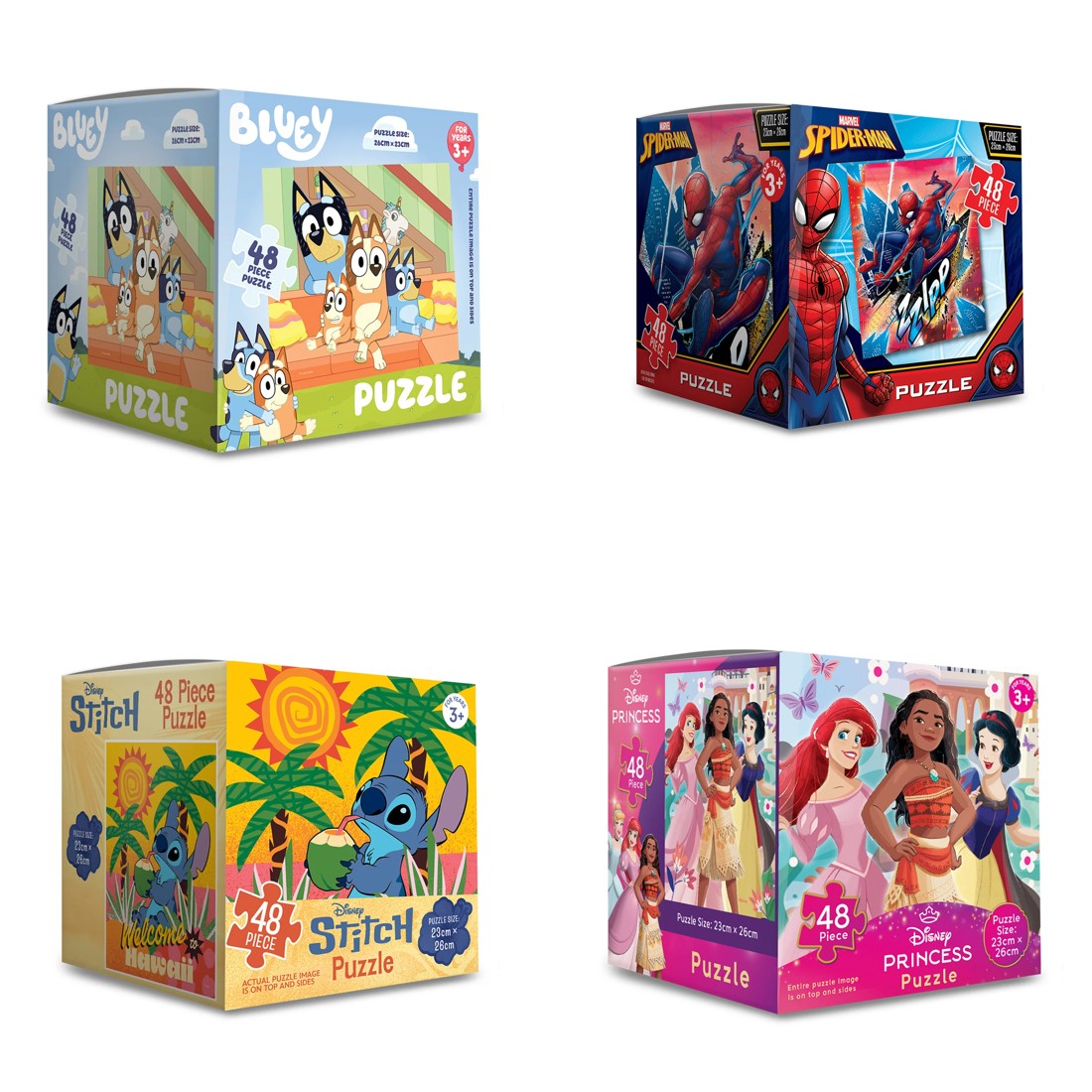 1 48 Piece Licensed Cube Puzzle - Assorted, 1 of 5