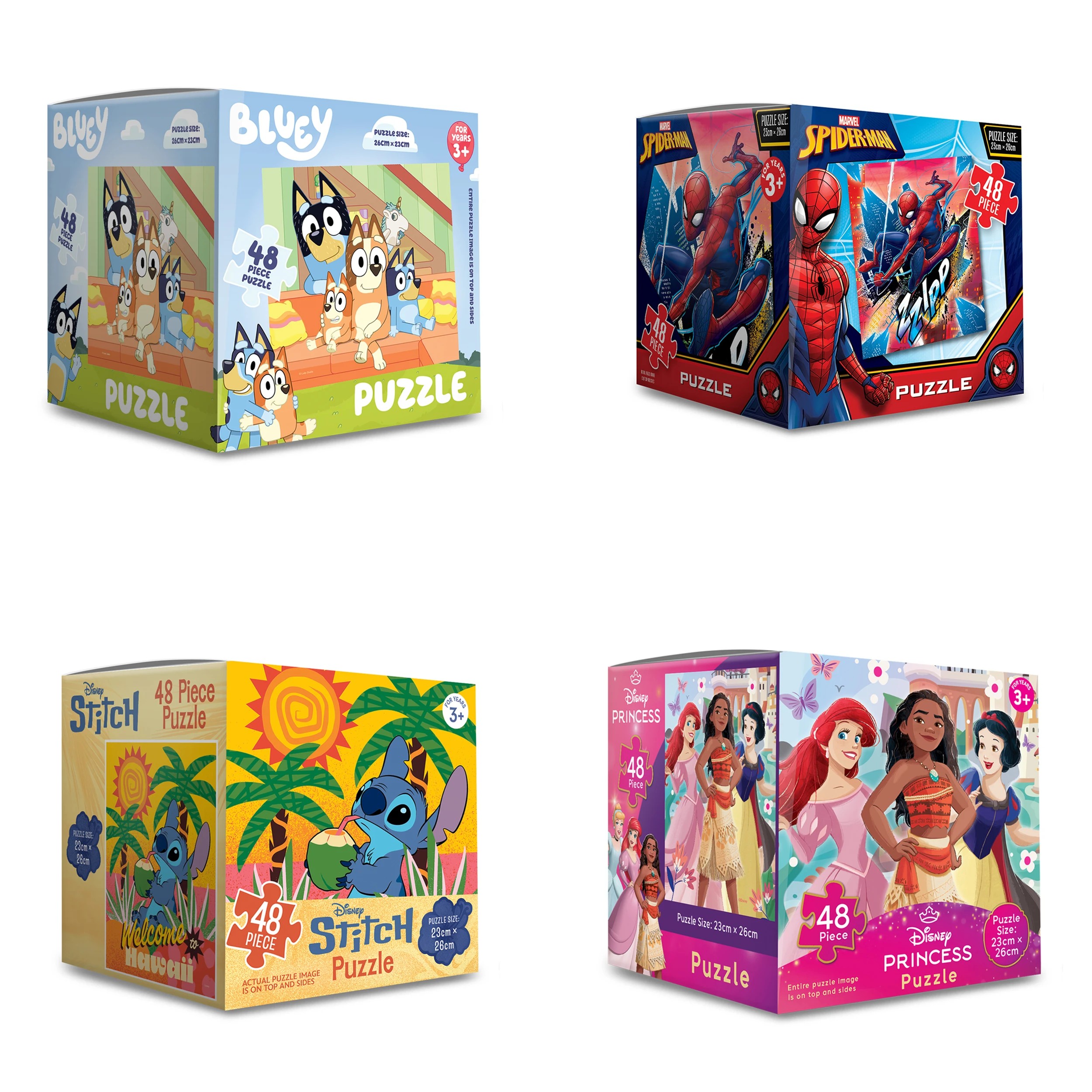 1 48 Piece Licensed Cube Puzzle - Assorted, 1 of 5