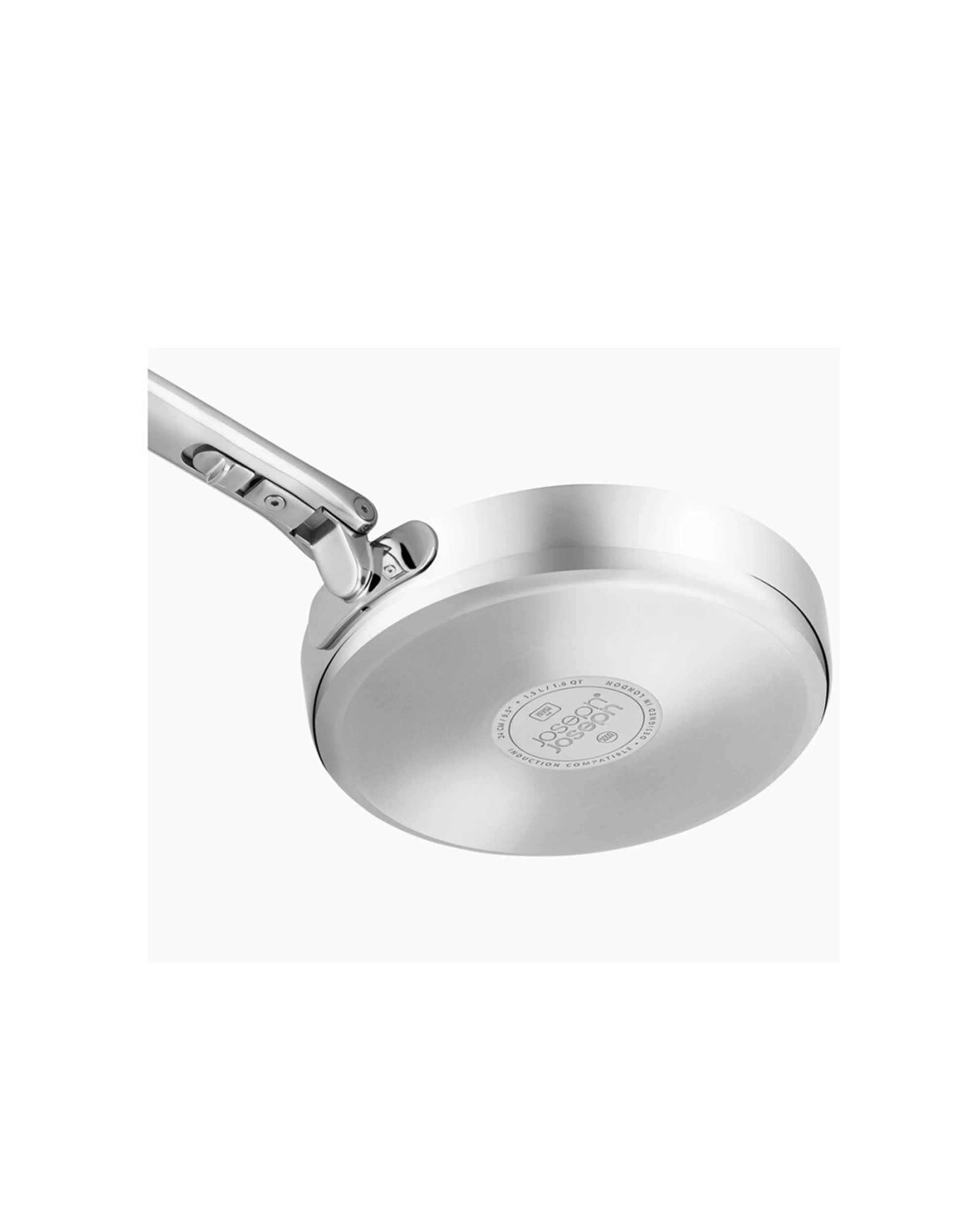 6 Joseph Joseph Space Saving 24cm Frying Pan With Foldable Handle Stainless Steel, 6 of 7