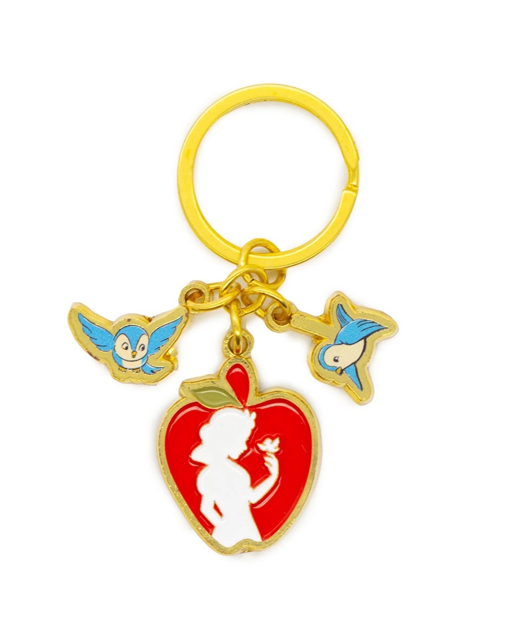 1 Disney - Snow White (2025) - Apple & Birds 3-Piece Keyring - ONE SIZE - Multi, 1 of 1
