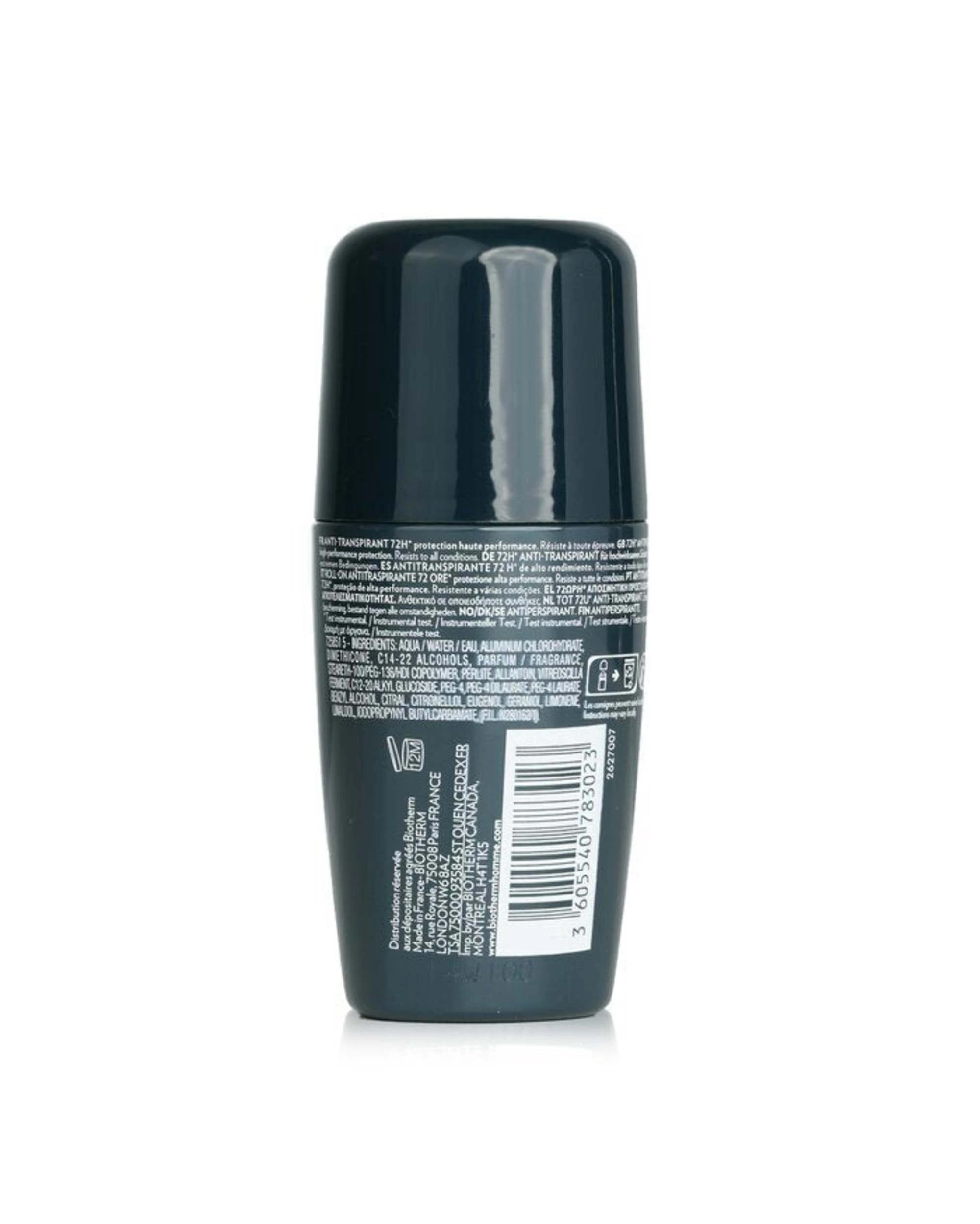3 Biotherm Homme Day Control Extreme Protection 72H Antiperspirant Deodorant Roll-On 75ml/2.53oz, 3 of 3