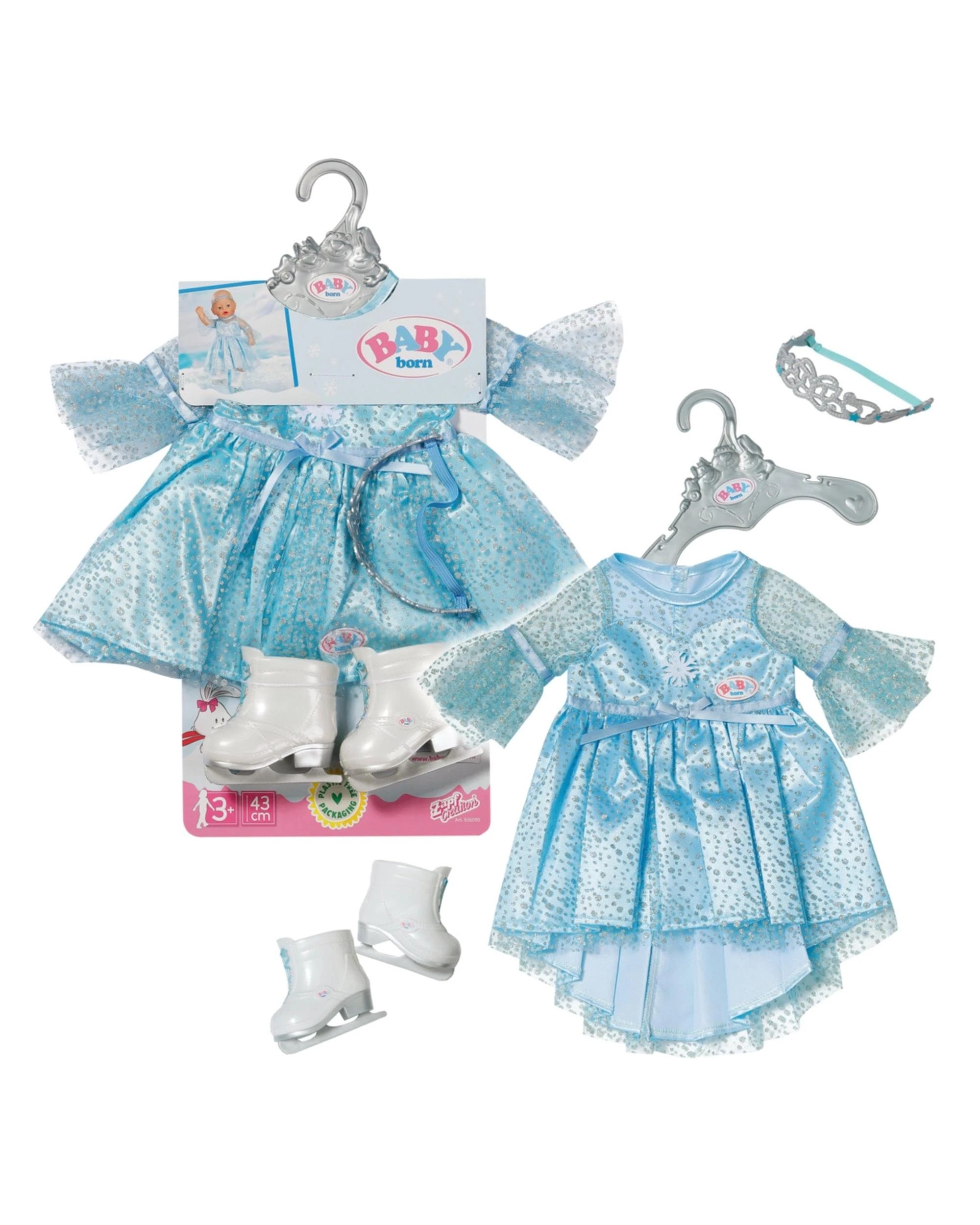 3 Baby Born 43cm Ice Princess Outfit, 3 of 6