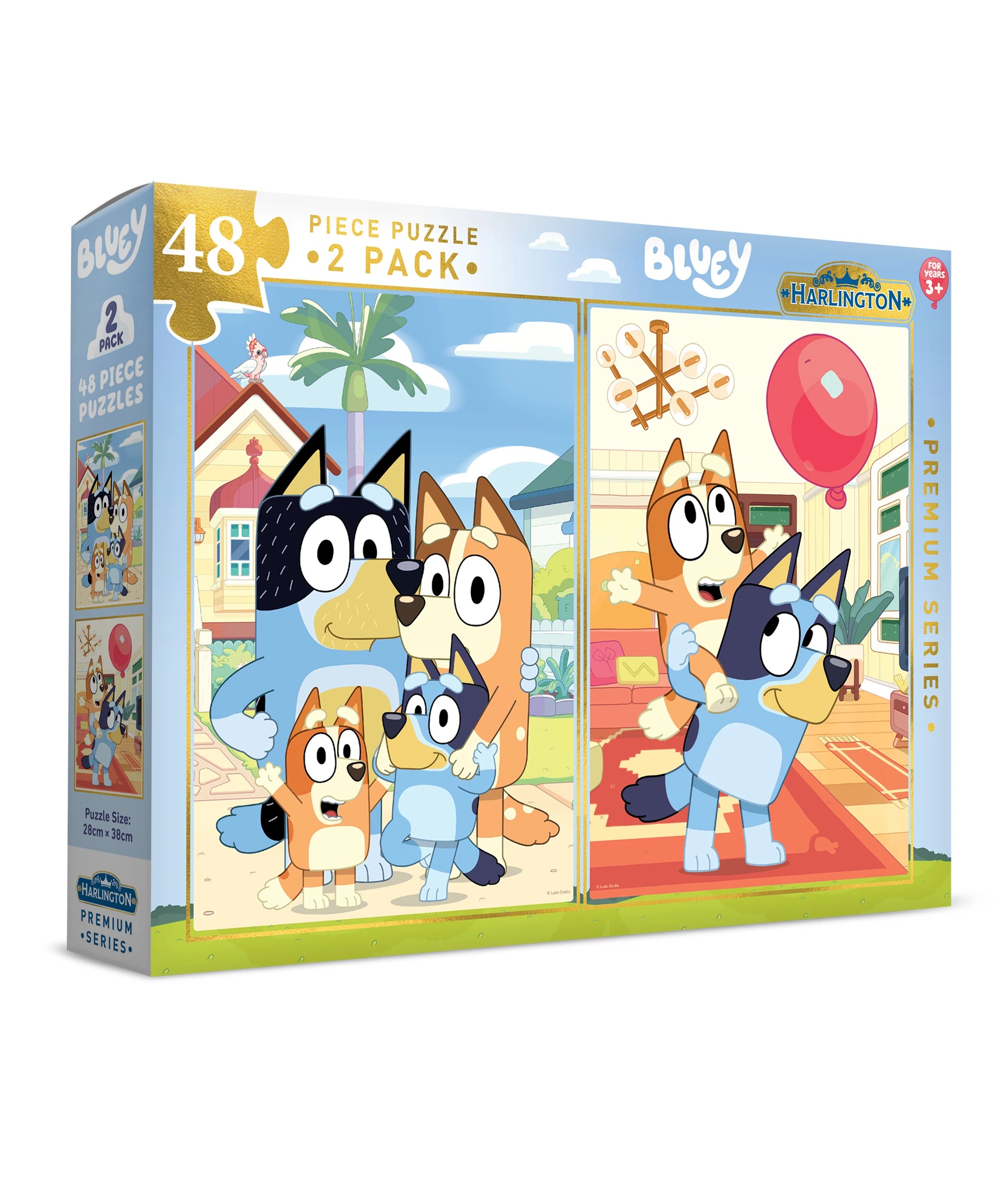 4 Licensed 2 Pack Harlington Kids 48 Pieces Puzzle - Assorted - Multi, 4 of 7