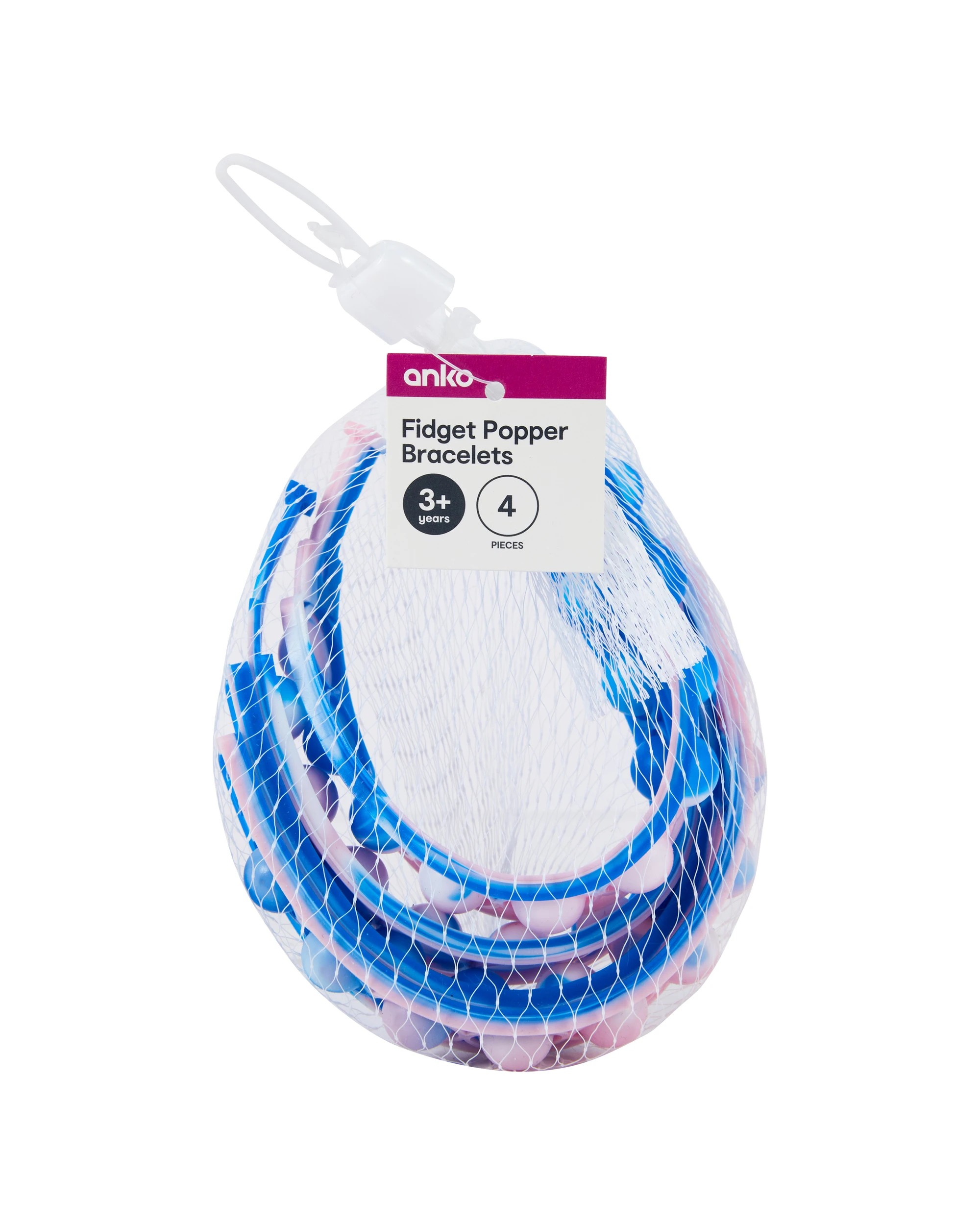 5 4 Pack Fidget Popper Bracelets, 5 of 5