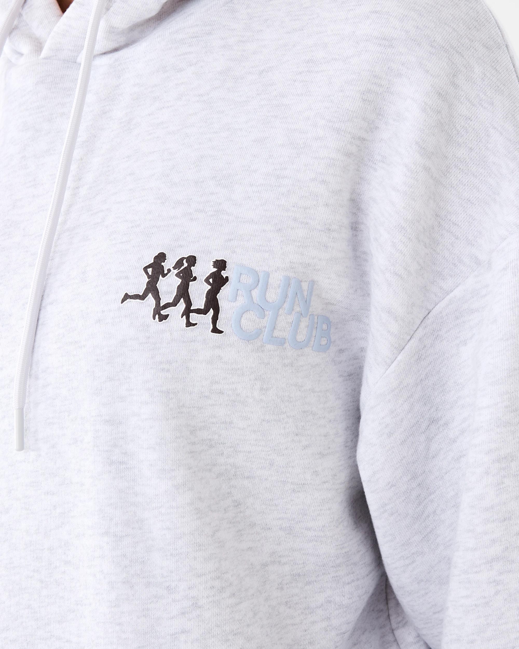 6 Active Womens Graphic Fleece Hoodie Heather, 6 of 9