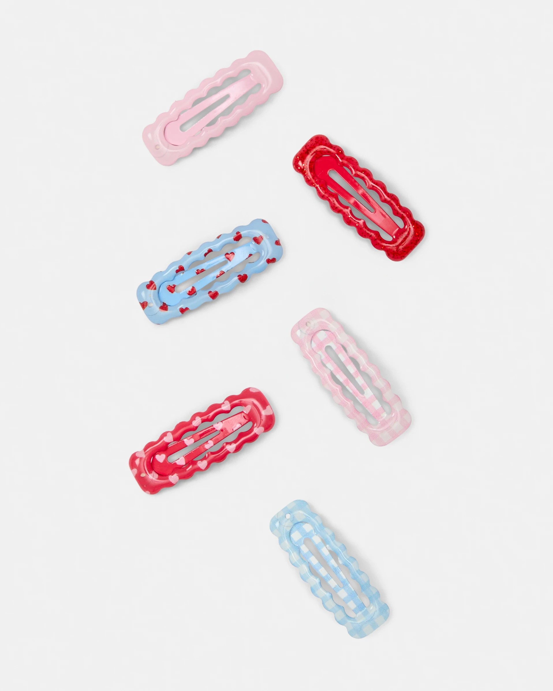 3 6 Pack Snap Hair Clips, 3 of 3