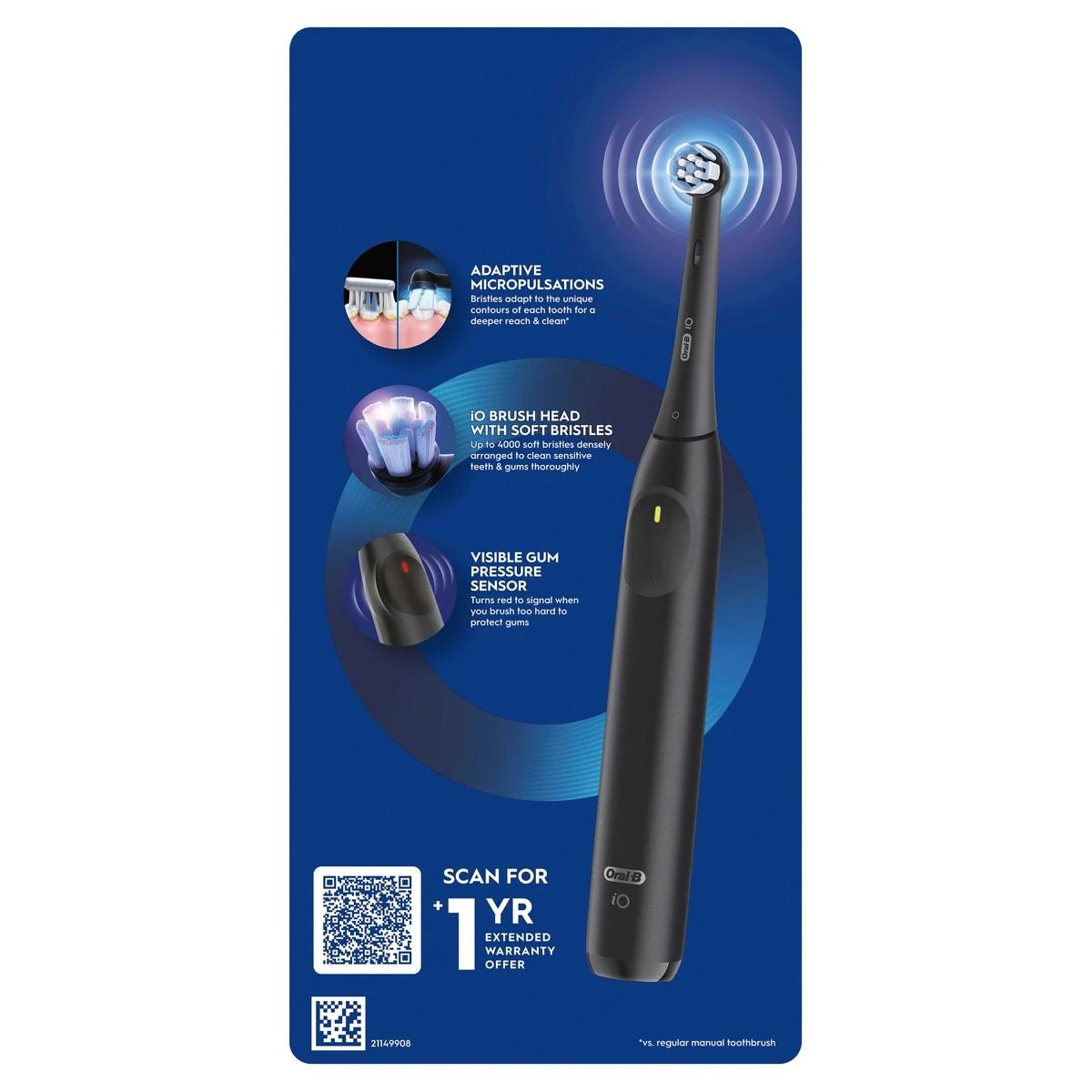 7 Oral-B iO2 Electric Toothbrush - Night Black, 7 of 10