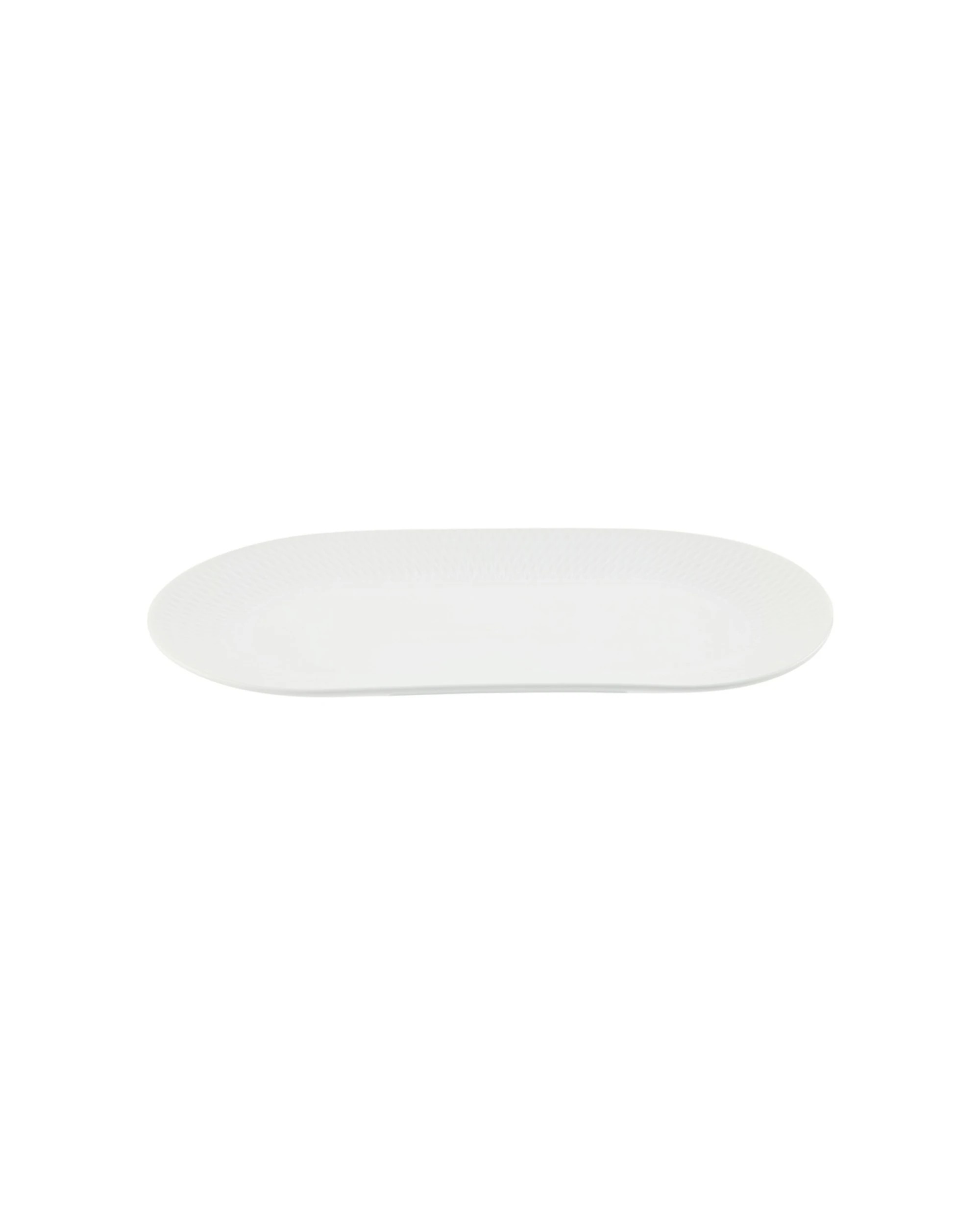 2 Maxwell And Williams Diamonds Oblong Platter 30x17cm Porcelain Gift Boxed - White, 2 of 3