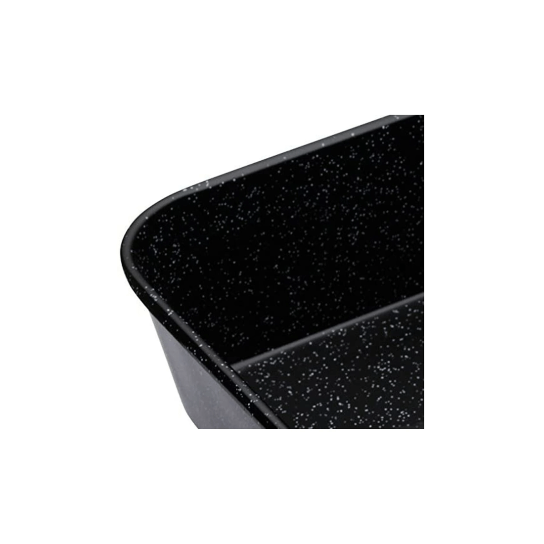 3 Mastercraft Pro Vitreous 40x28cm Enamel Rectangle Roasting Pan Baking Tray Black
 - Black, 3 of 4
