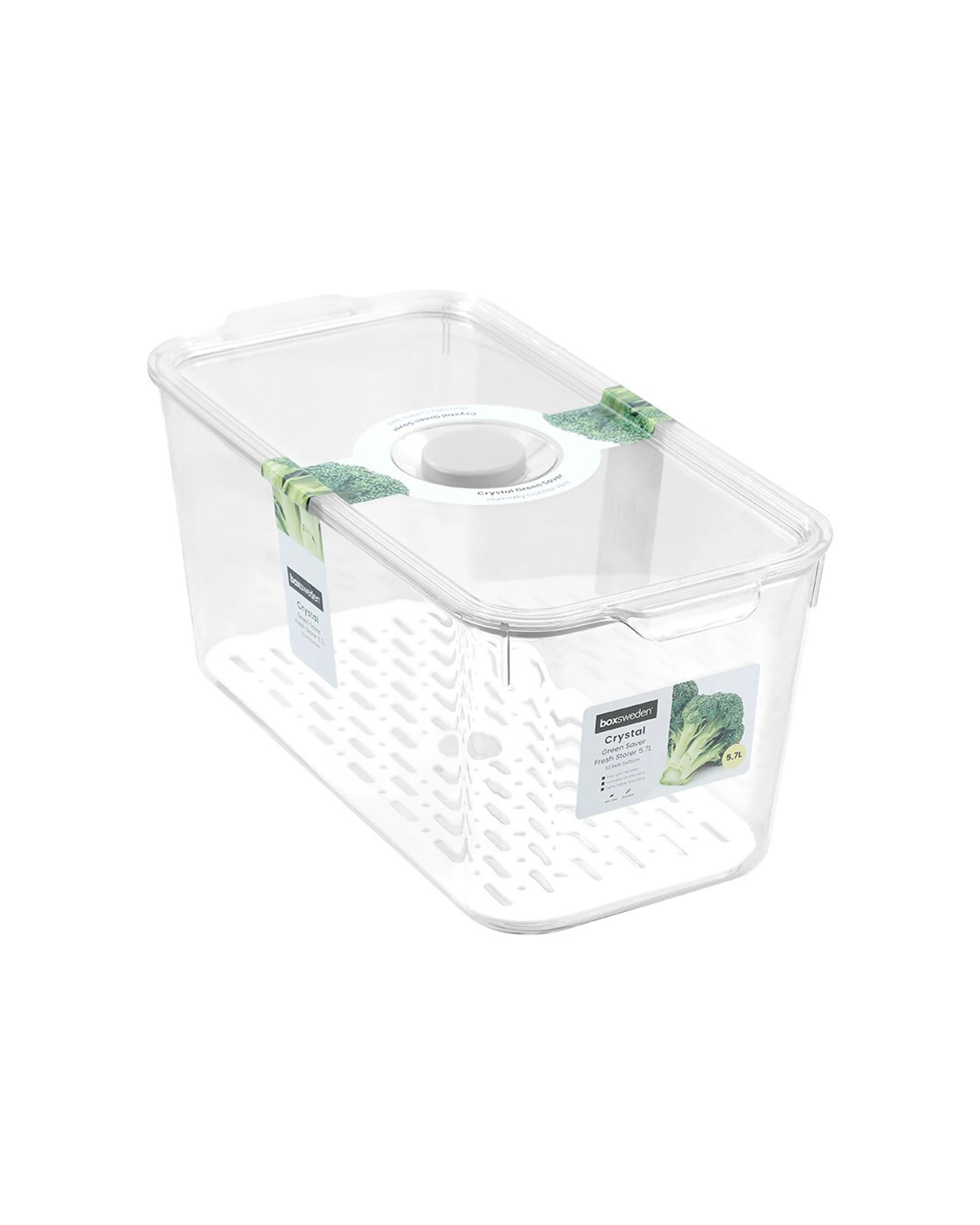 5 Boxsweden Crystal Saver Fresh Storer Container 5.7L - Clear, 5 of 5