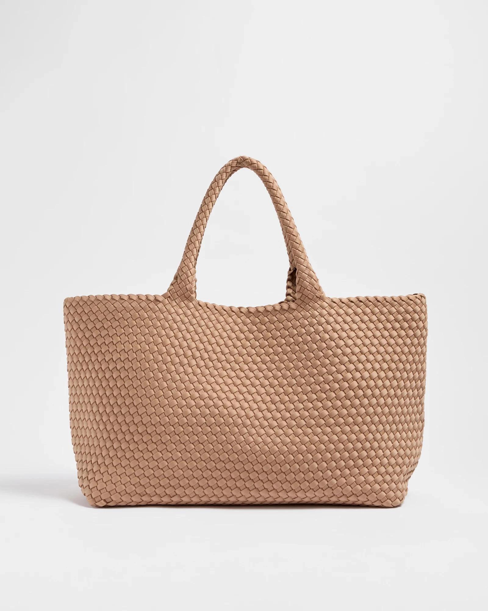 1 Target Weave Detail Tote Bag MINK, 1 of 2