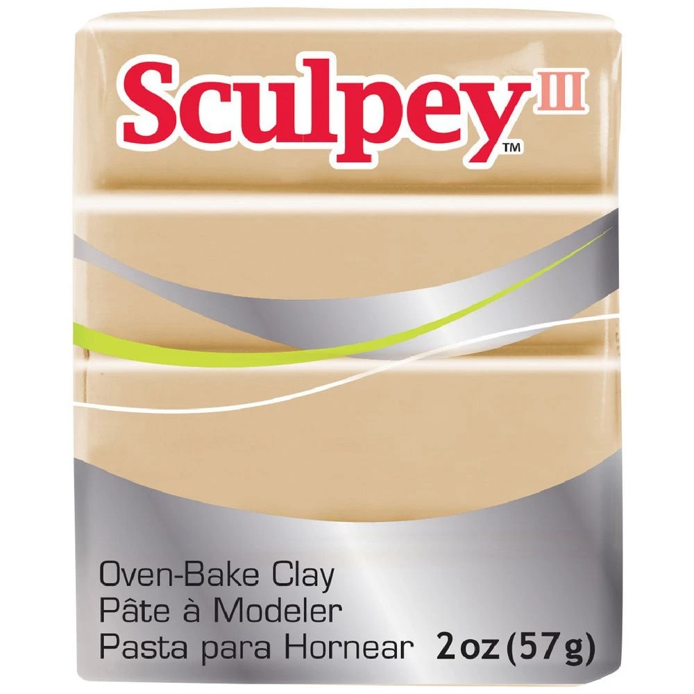 1 Sculpey III Modelling Clay Tan 57g, 1 of 3