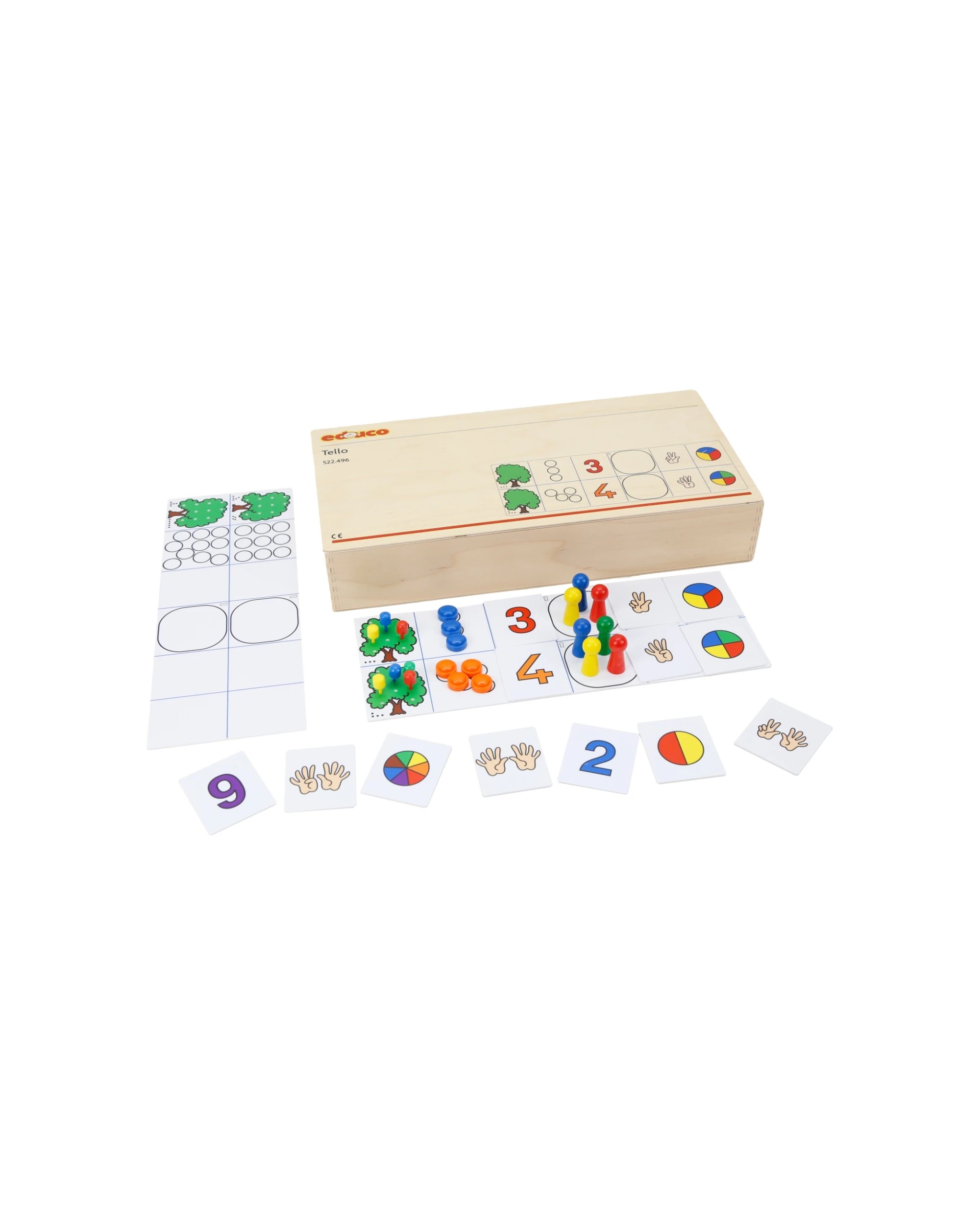1 Educo Tello Counting Game Number Fluency Educational Toy - Multi, 1 of 1