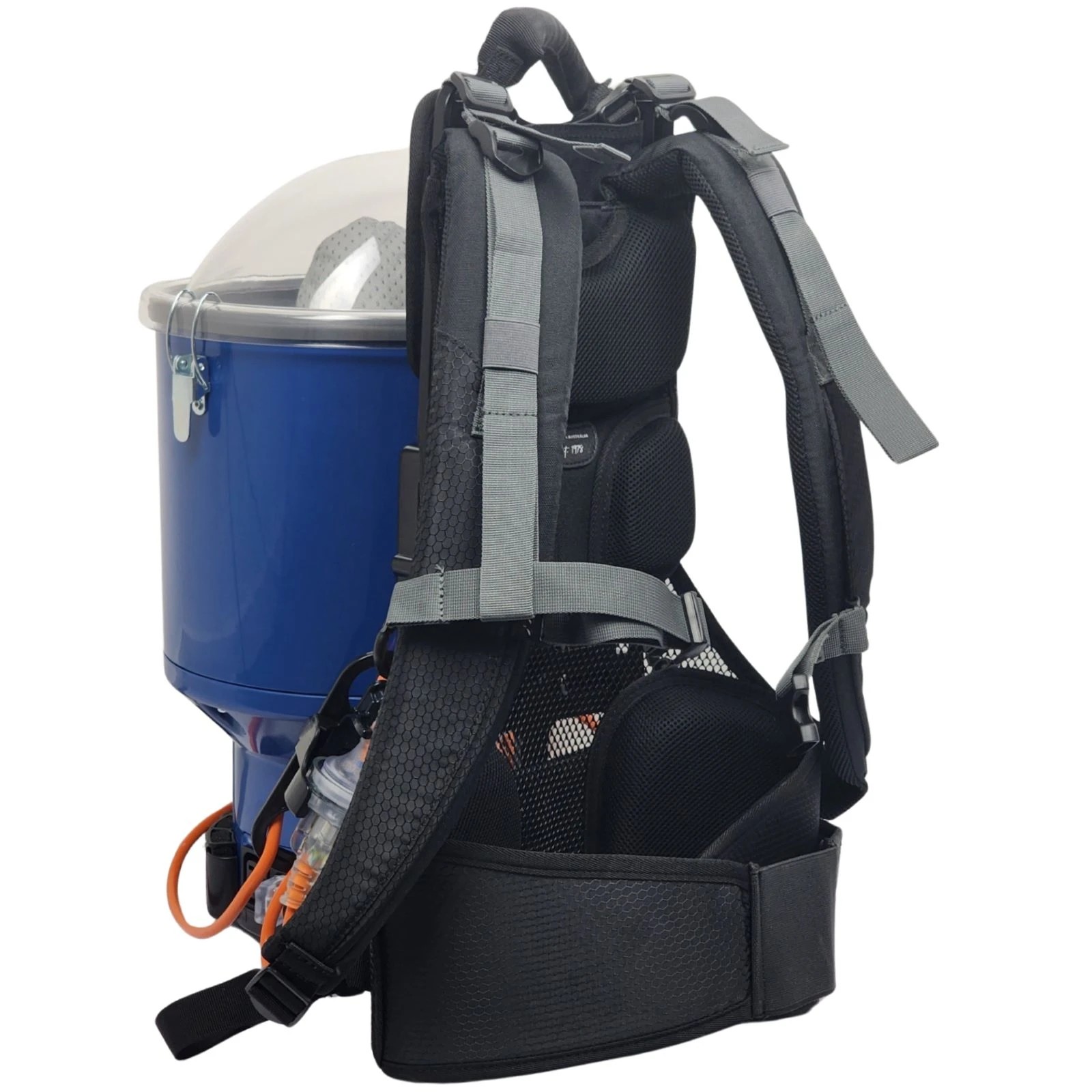 2 Pacvac Superpro Backpack Vacuum Cleaner With Ecoharness - Blue, 2 of 3