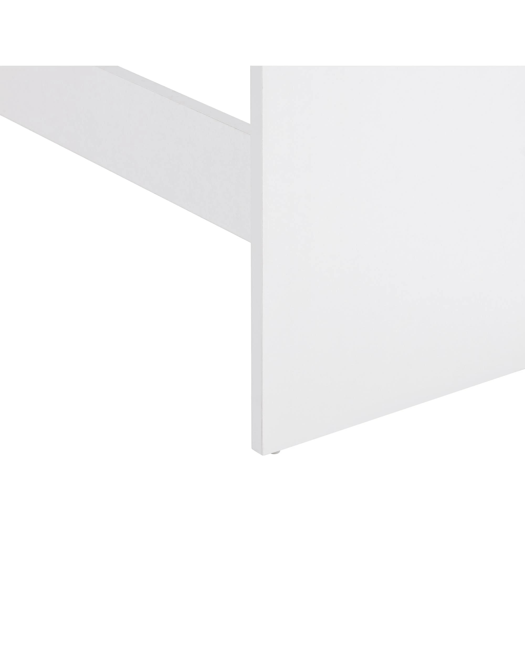 6 Kodu Garrett Study Corner Desk Home Office L-Shaped 145x120 - White, 6 of 8