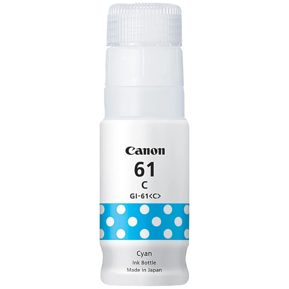 1 Canon GI61 PIXMA MegaTank Ink Cyan 70mL, 1 of 1