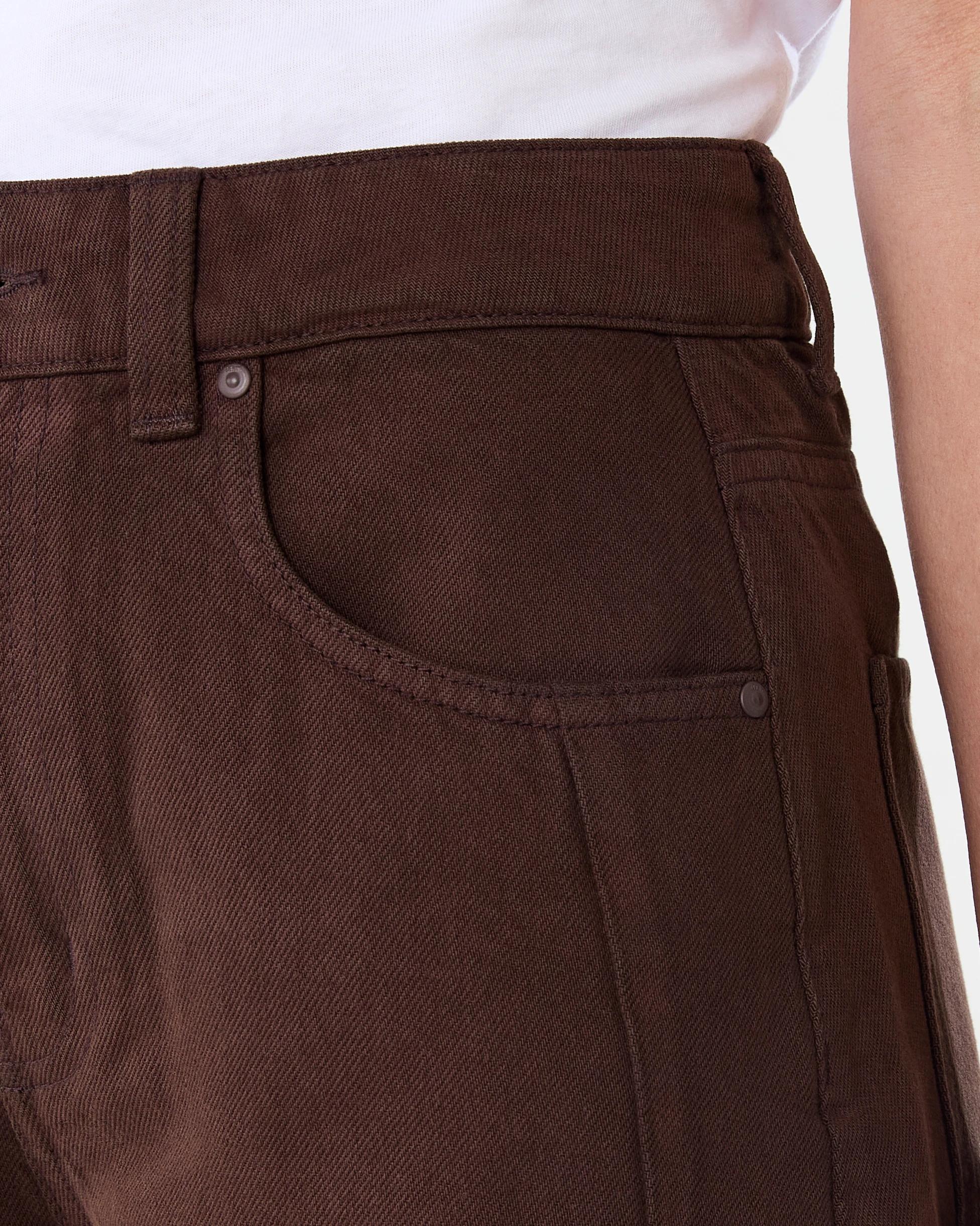 4 Barrel Leg Jeans Melt Brown, 4 of 7