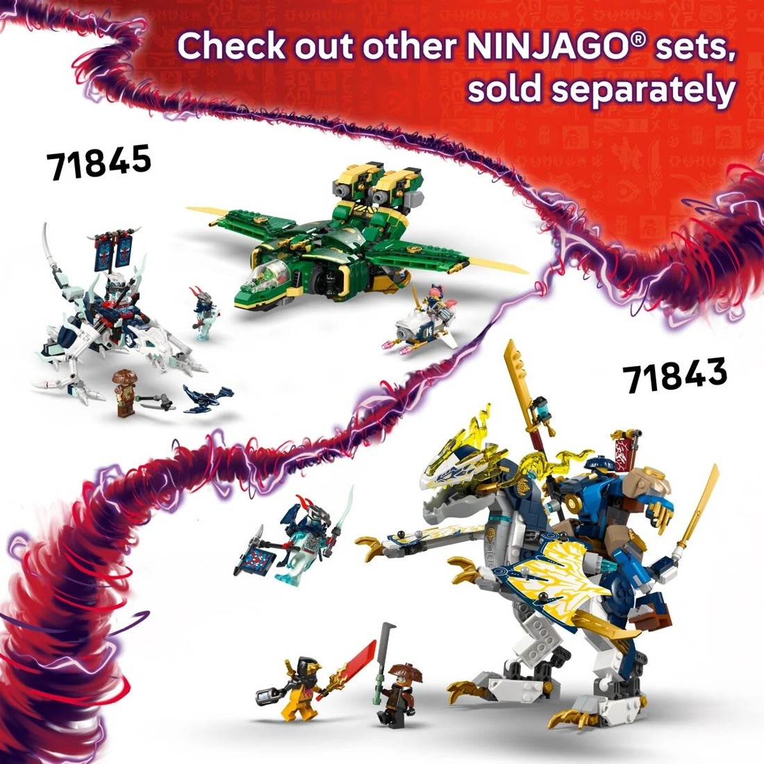 8 LEGO NINJAGO Rogue’s Mech Dragon Rider 71843, 8 of 11