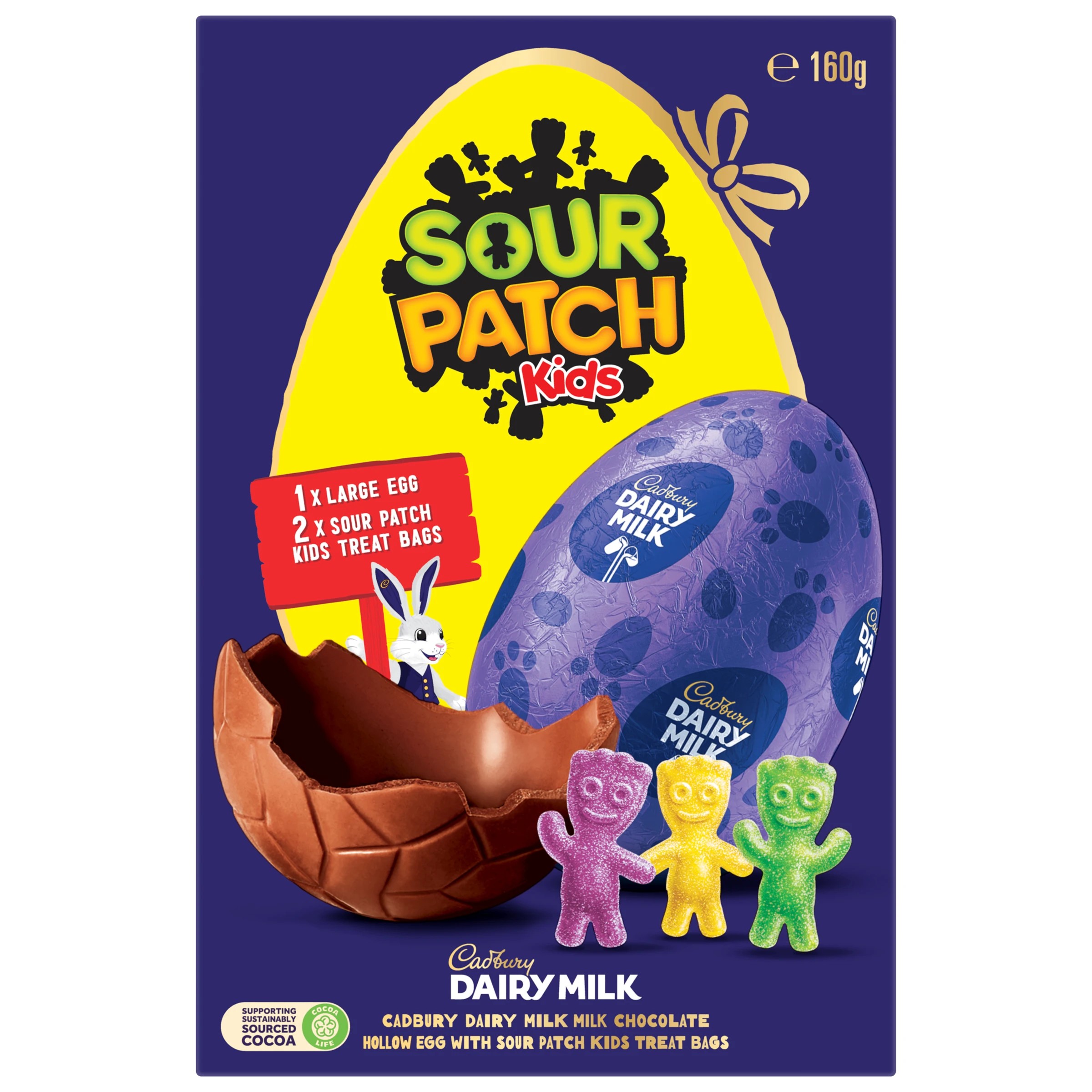 2 Cadbury Dairy Milk Sour Patch Kids Gift Box 160g, 2 of 5