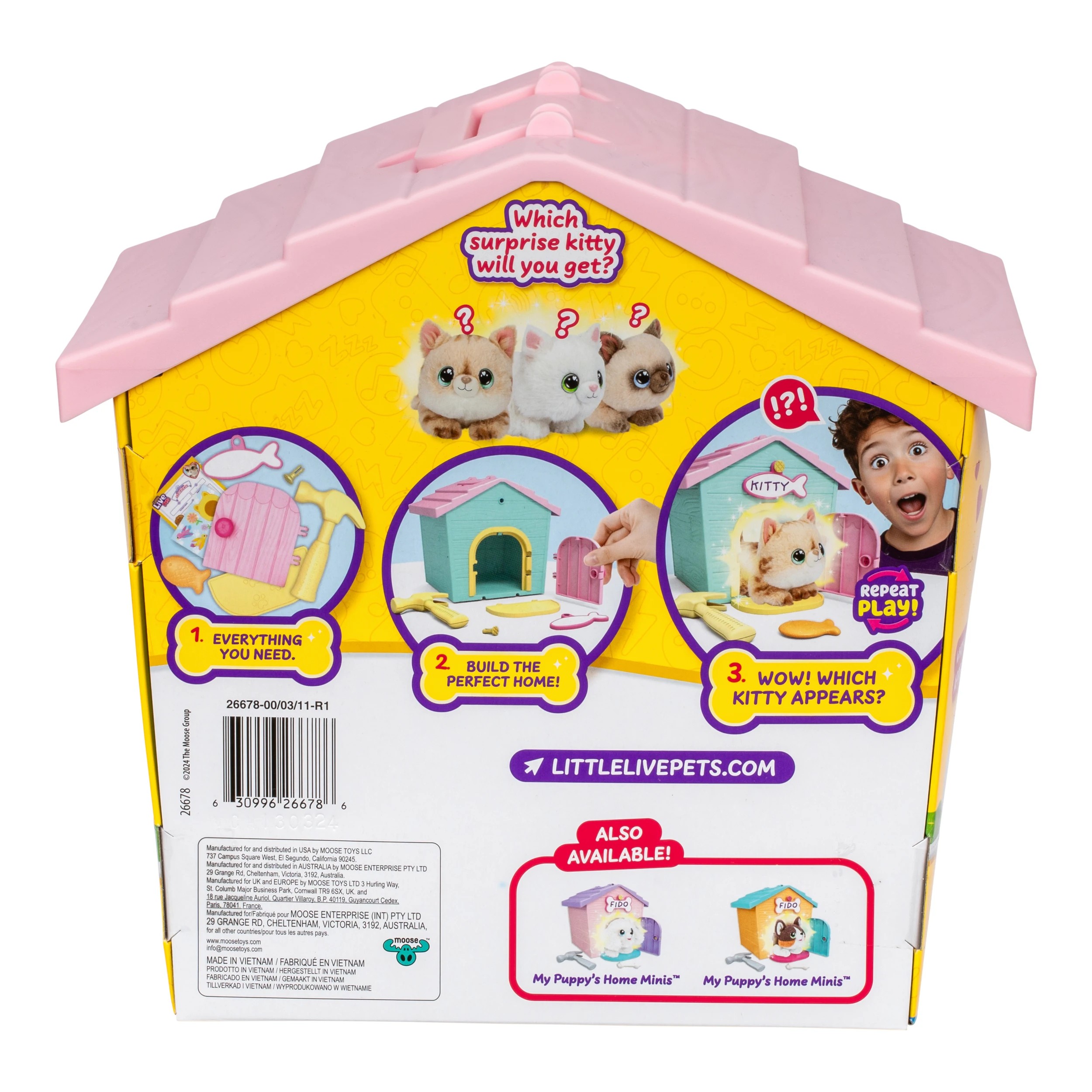 10 Little Live Pets My Kitty's Home Minis Playset, 10 of 10
