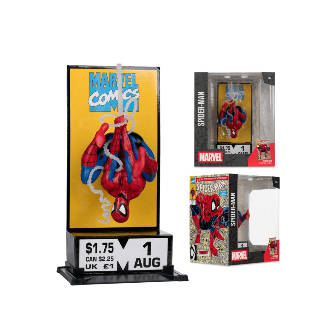 2 McFarlane Toys Marvel Collection Spider-Man #1 Spider-Man 1:10 Scale Figure, 2 of 8