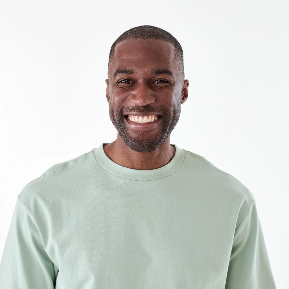 4 Oversized Heavyweight T-shirt AQUA GREY, 4 of 6