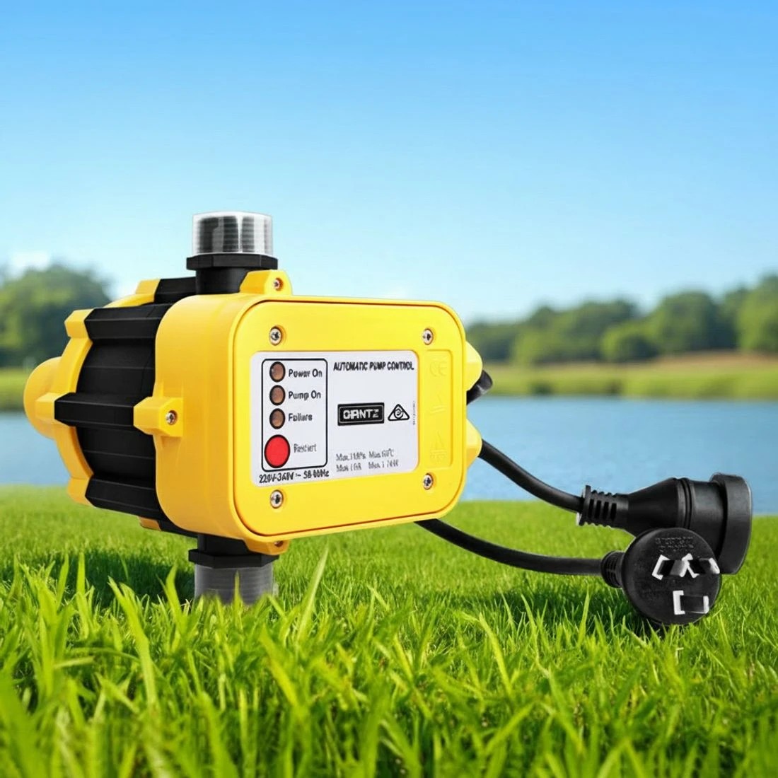 8 Giantz Water Pressure Pump Controller Auto Switch Control Electric Electronic - Yellow, 8 of 8