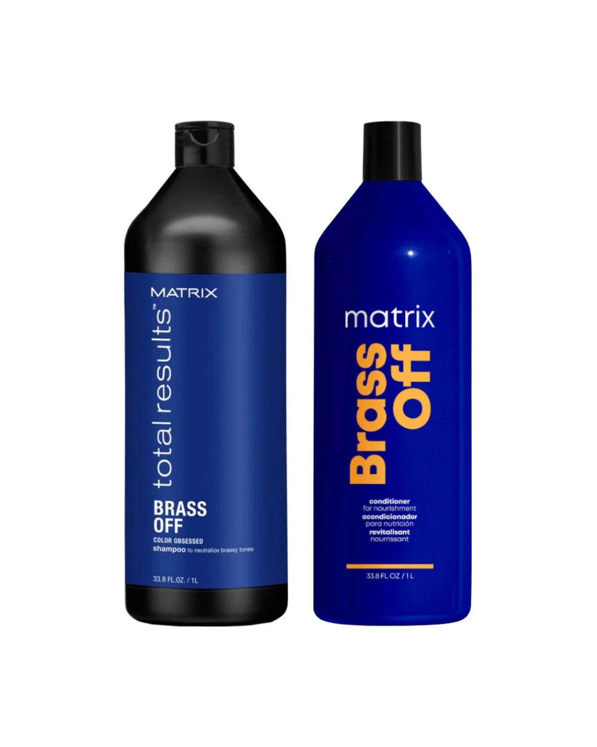 1 Matrix Total Results Brass Off Color Obsessed Shampoo & Conditioner 1 Litre Duo, 1 of 3