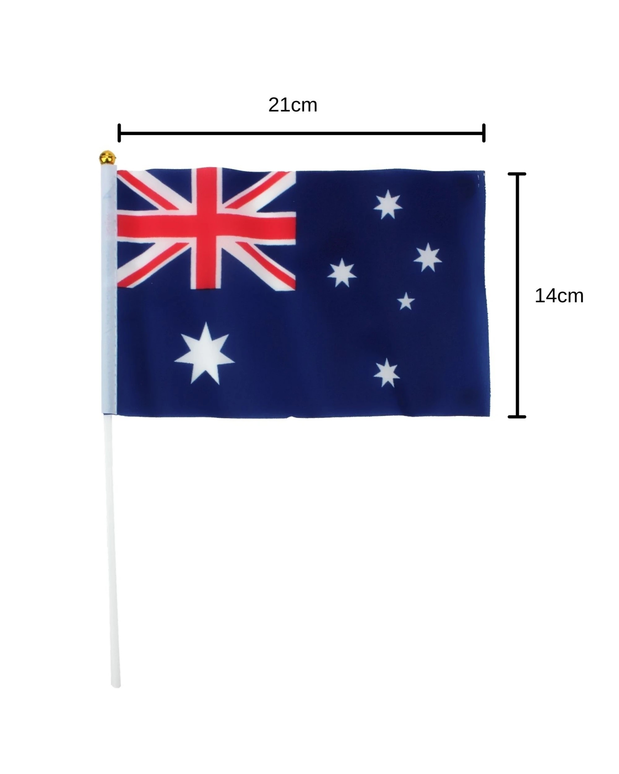 2 Partyrama Australian Flags 14cm x 21cm Pack of 8, 2 of 2