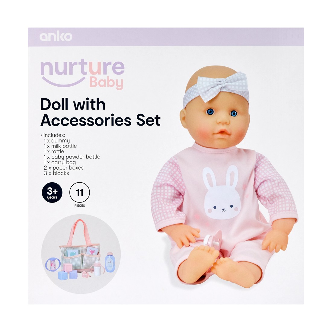 10 11 Piece Doll with Accessories Set, 10 of 10