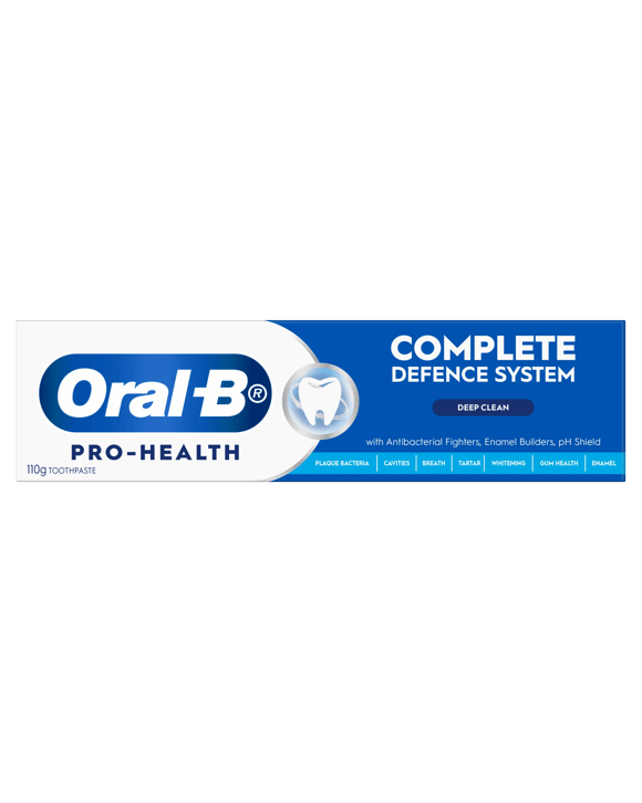 Oral-B Pro-Health Complete Defence System Deep Clean Toothpaste 110g
