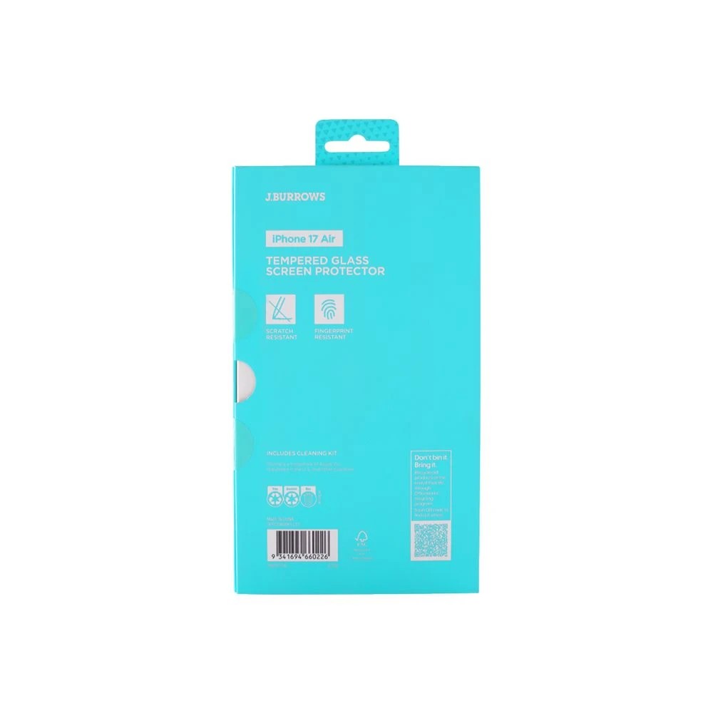 2 J.Burrows iPhone 17 Air Tempered Glass Screen Protector, 2 of 5
