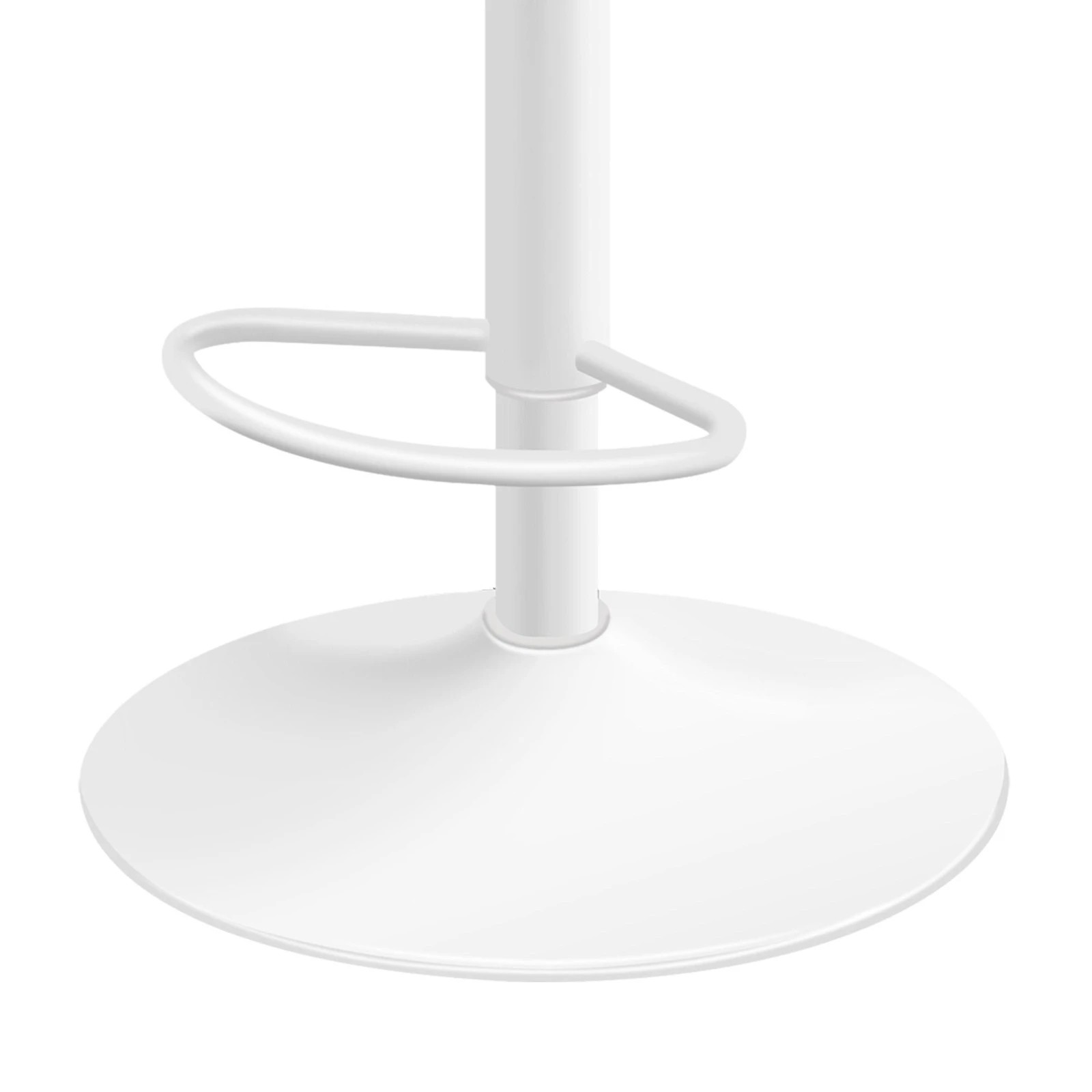 5 Alfordson 4x Bar Stools Kitchen Swivel Chair Leather Gas Lift Philip - White, 5 of 8